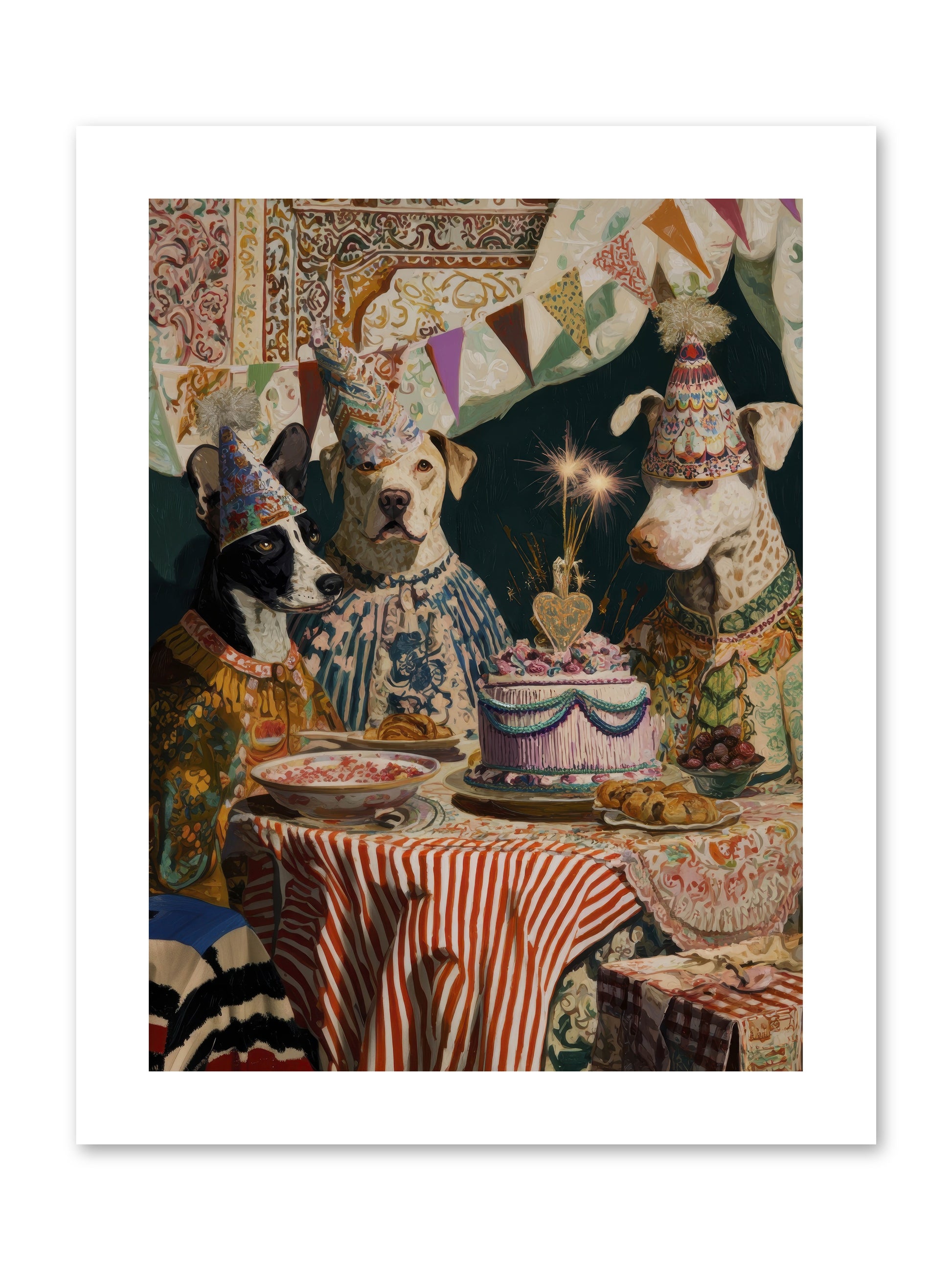 The Merry Gathering -- Paper Print 9x12