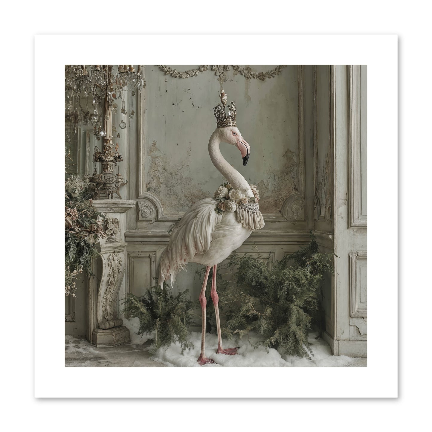 The Merry Mischief Of Snow -- Paper Print 10x10