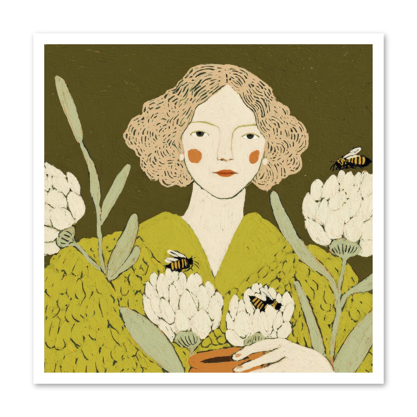 The Message -- Paper Print 30x30