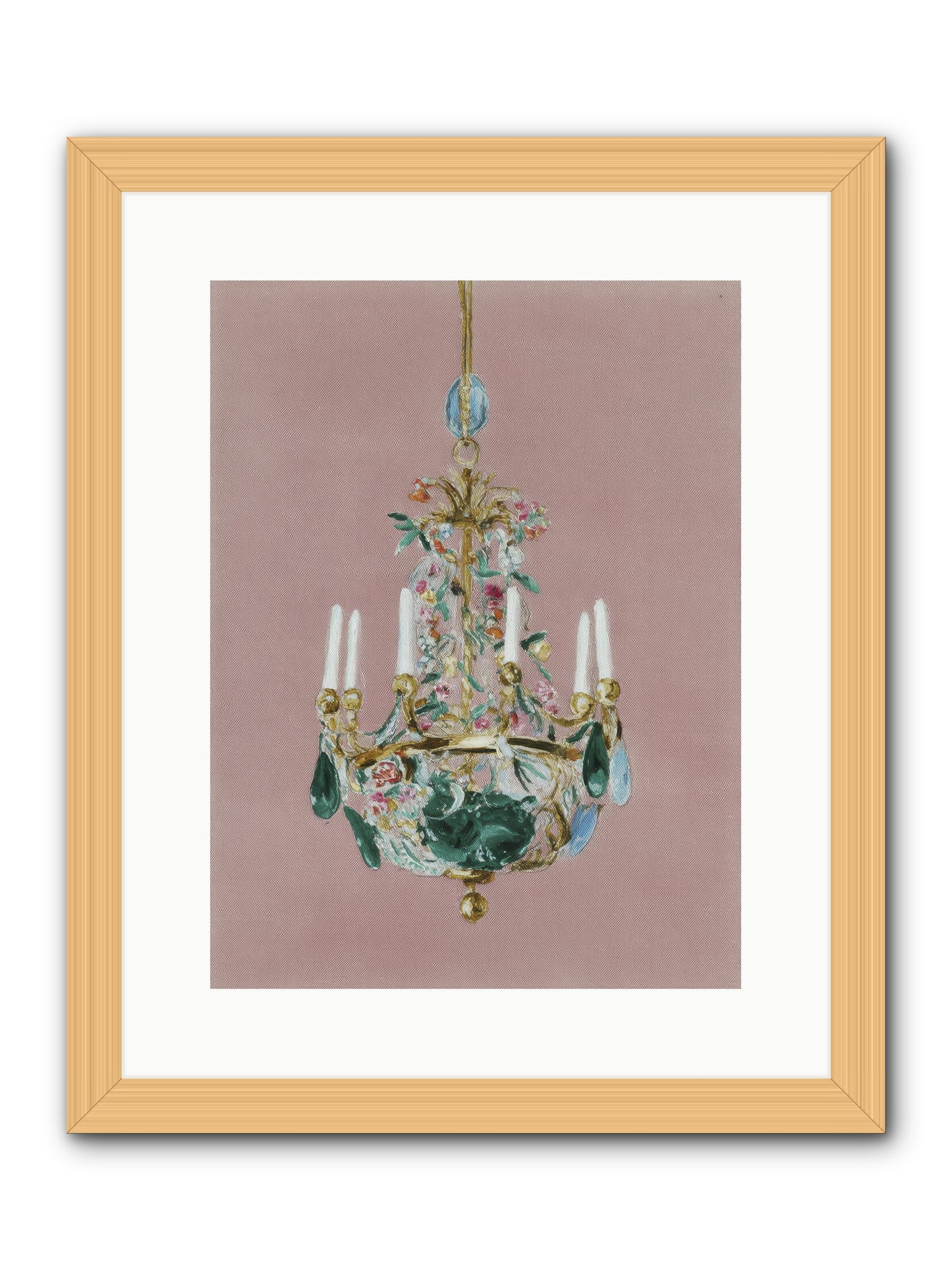 The Minnow Parlour -- Framed Print - Natural 12x16