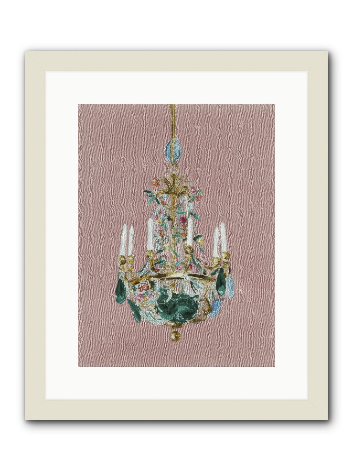 The Minnow Parlour -- Framed Print - White 12x16
