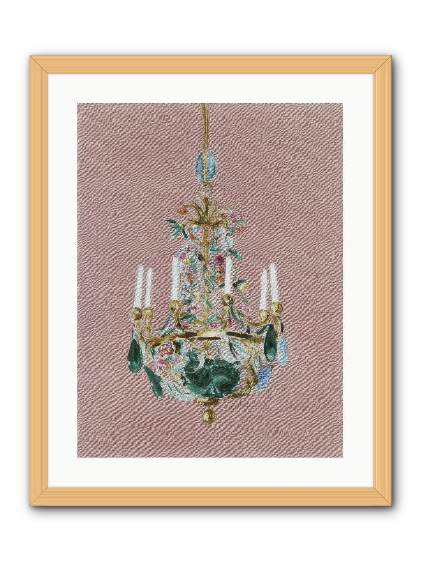 The Minnow Parlour -- Framed Print - Natural 18x24
