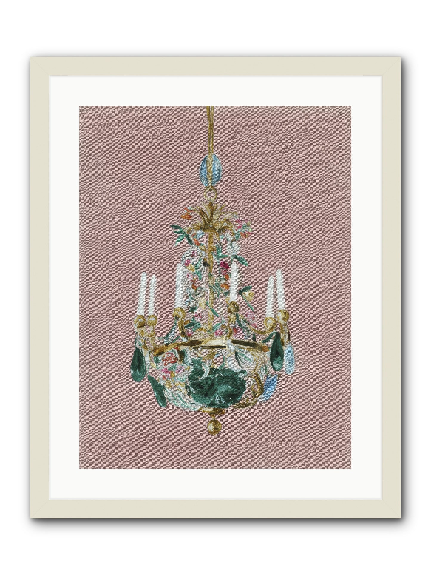 The Minnow Parlour -- Framed Print - White 18x24
