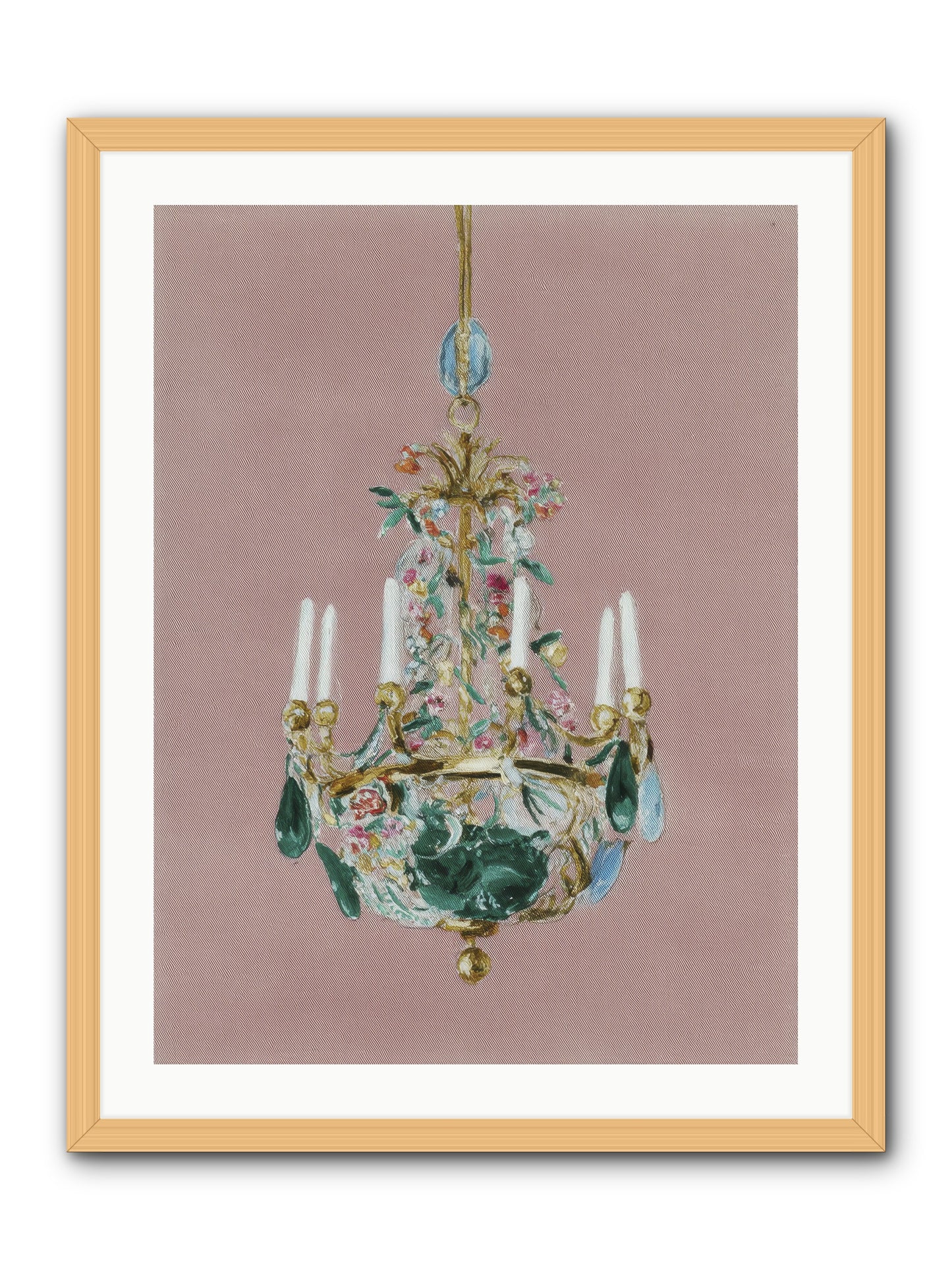The Minnow Parlour -- Framed Print - Natural 24x32