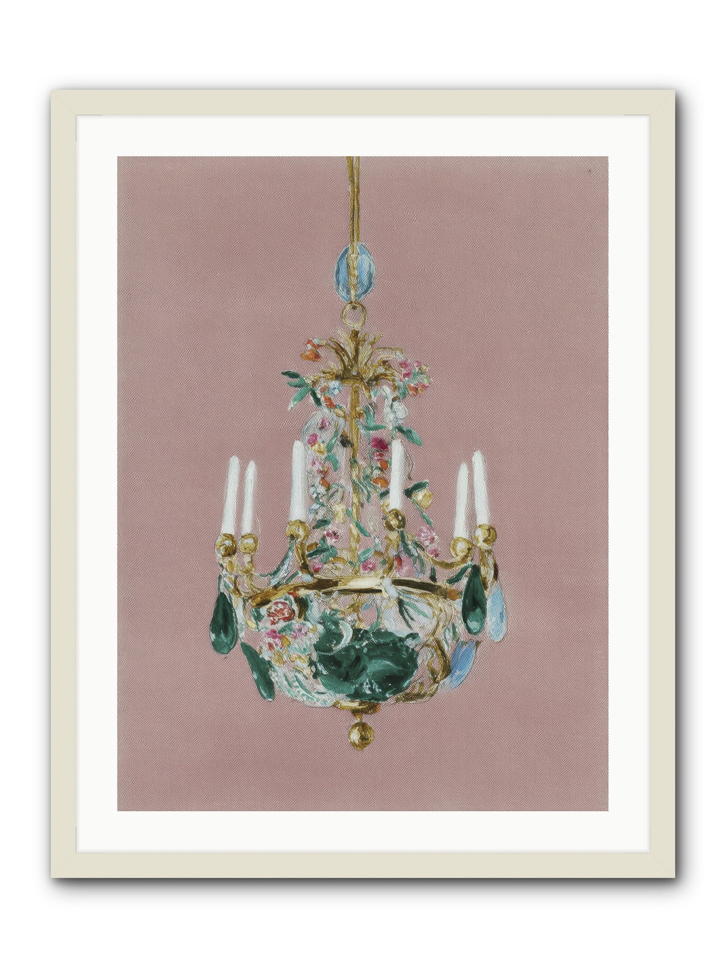 The Minnow Parlour -- Framed Print - White 24x32