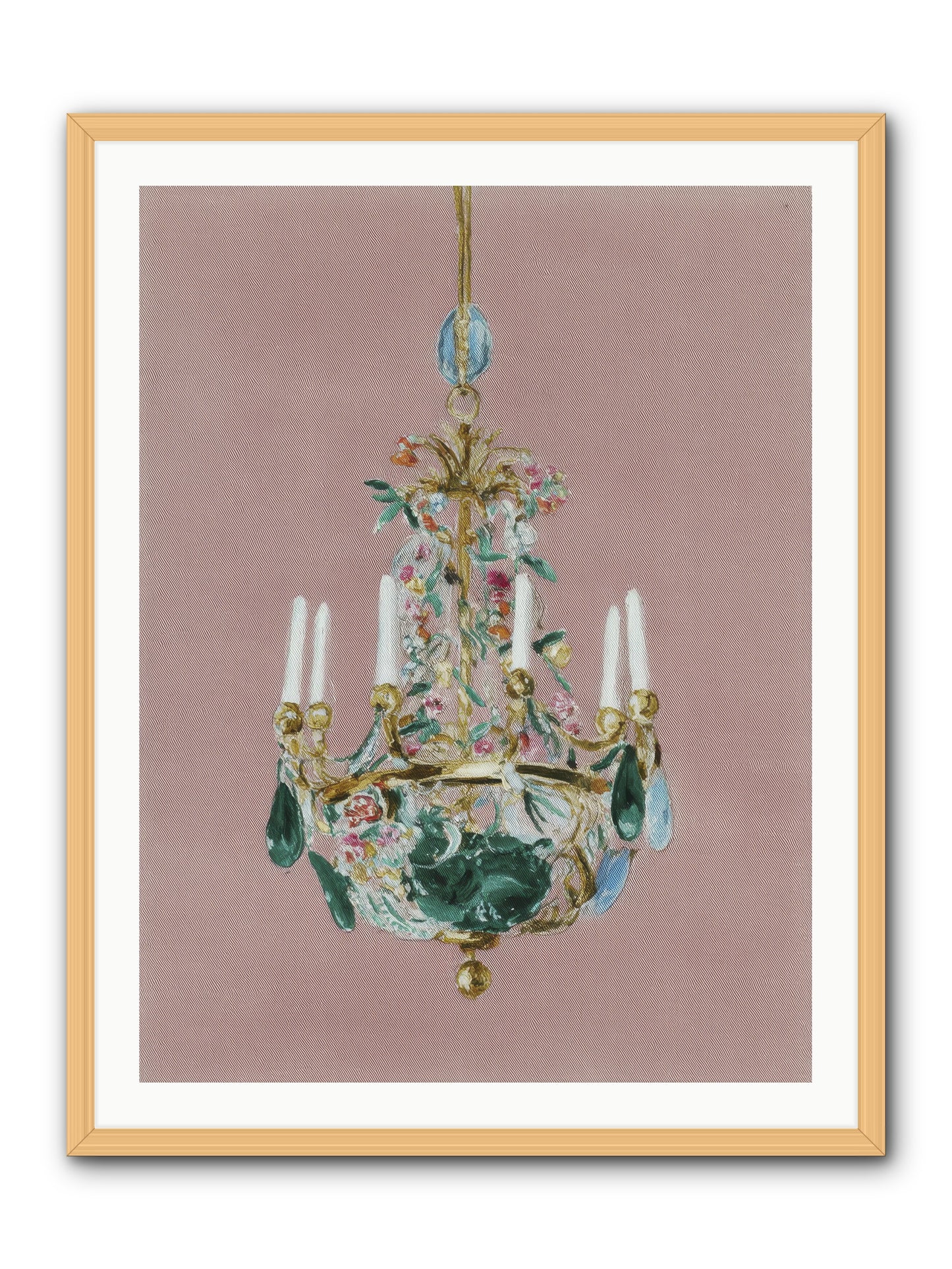 The Minnow Parlour -- Framed Print - Natural 30x40