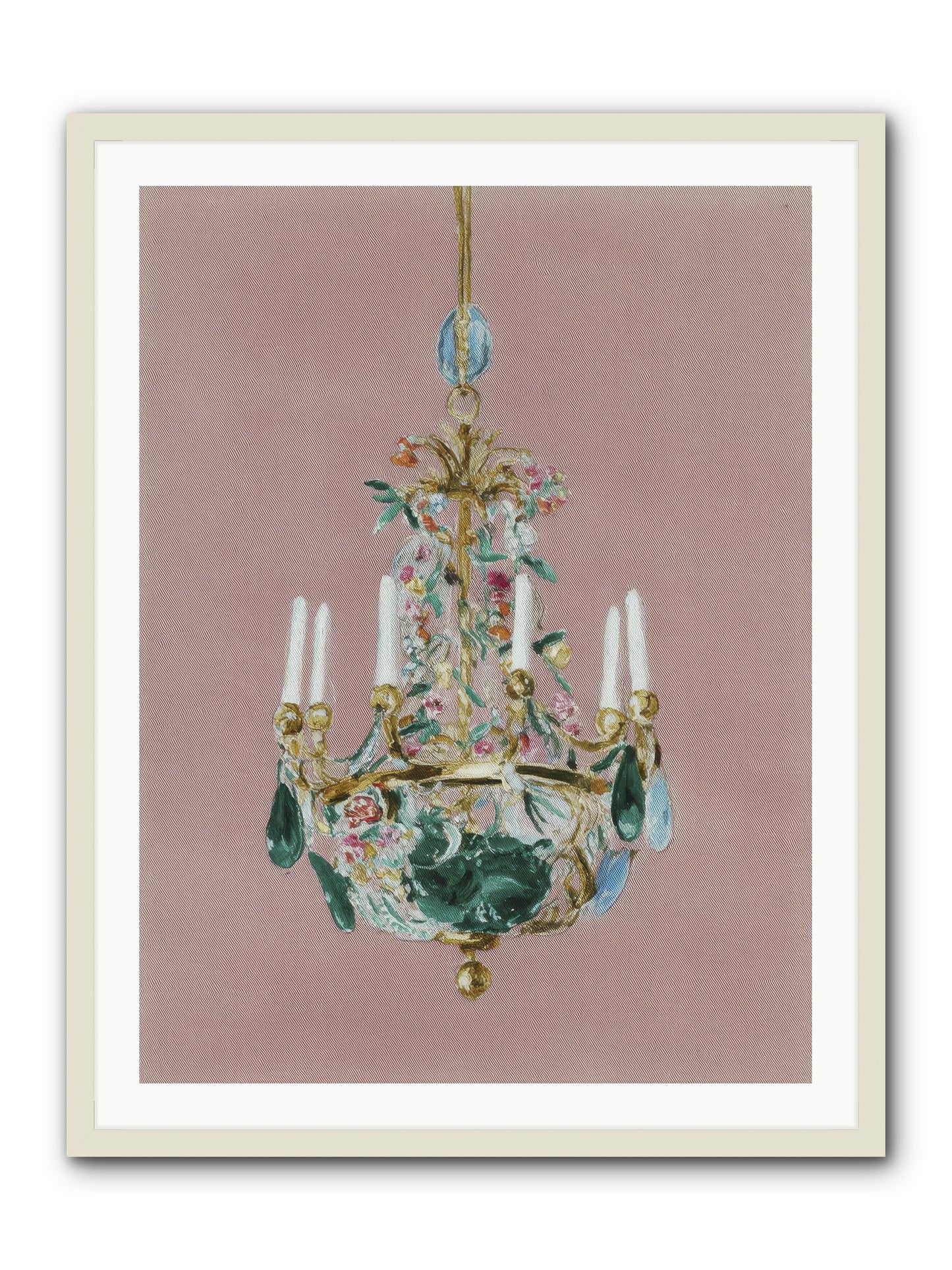 The Minnow Parlour -- Framed Print - White 30x40