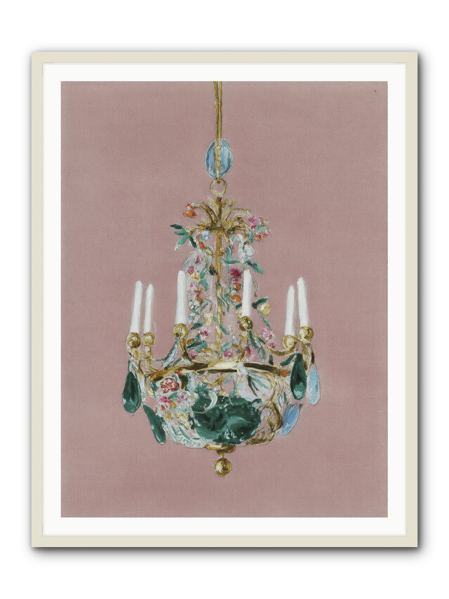 The Minnow Parlour -- Framed Print - White 36x48
