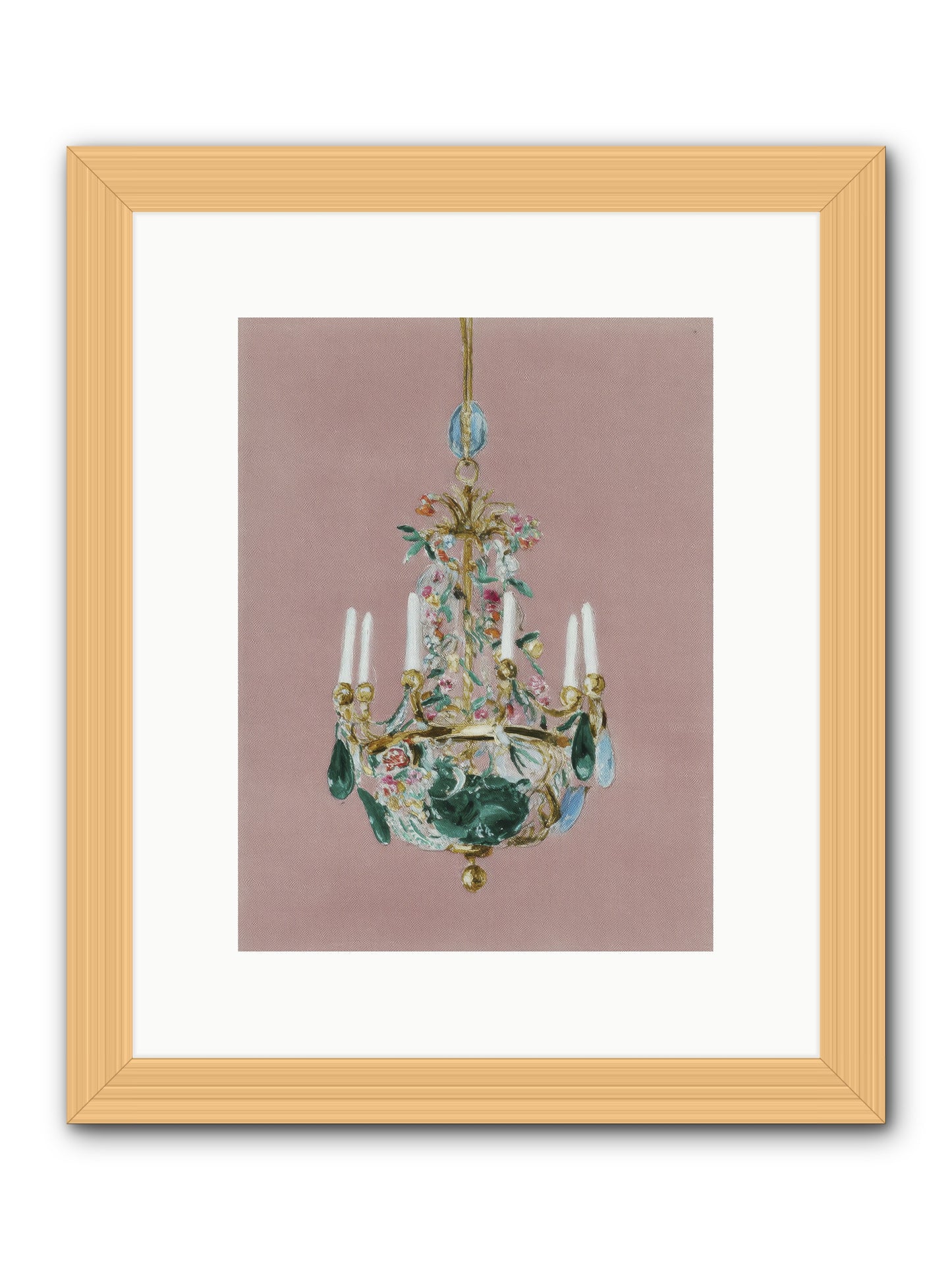 The Minnow Parlour -- Framed Print - Natural 9x12