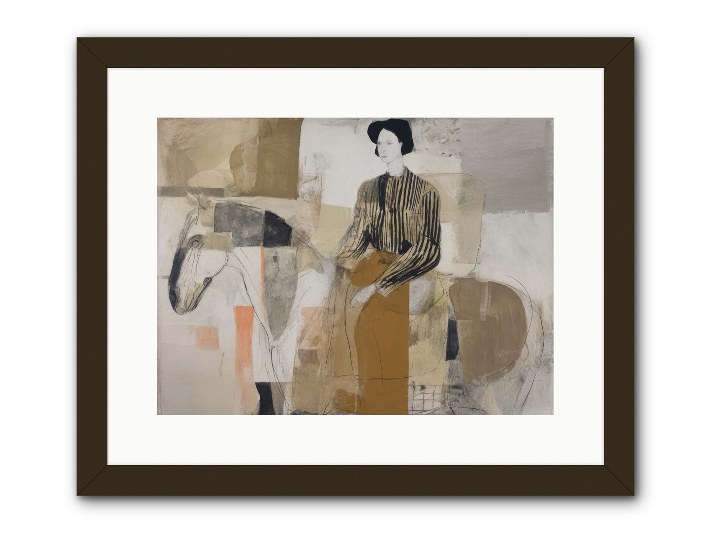 The Moment Stretched Infinite -- Framed Print - Black 16x12
