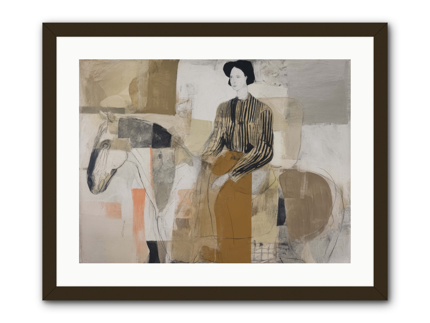 The Moment Stretched Infinite -- Framed Print - Black 24x18