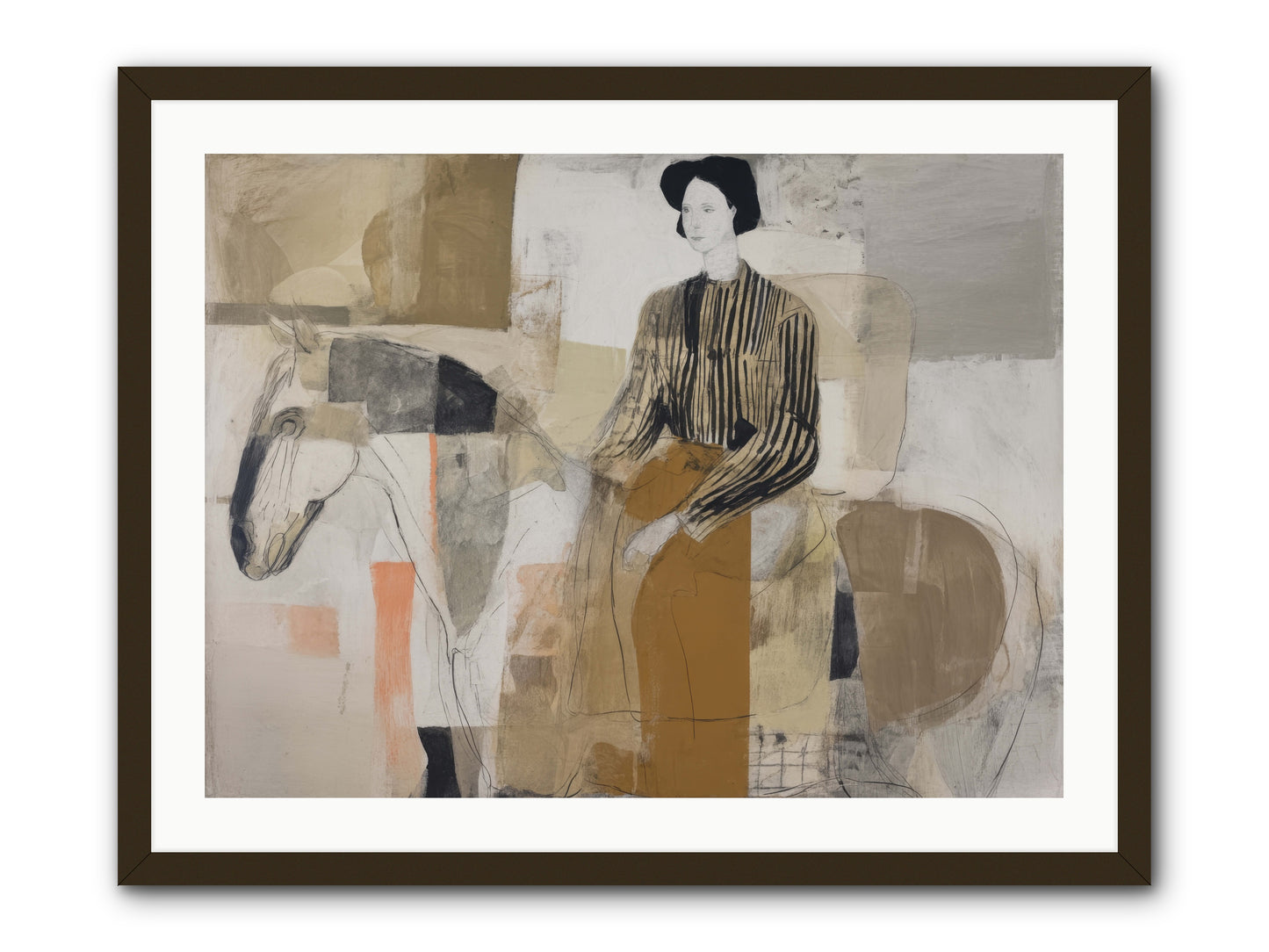 The Moment Stretched Infinite -- Framed Print - Black 32x24