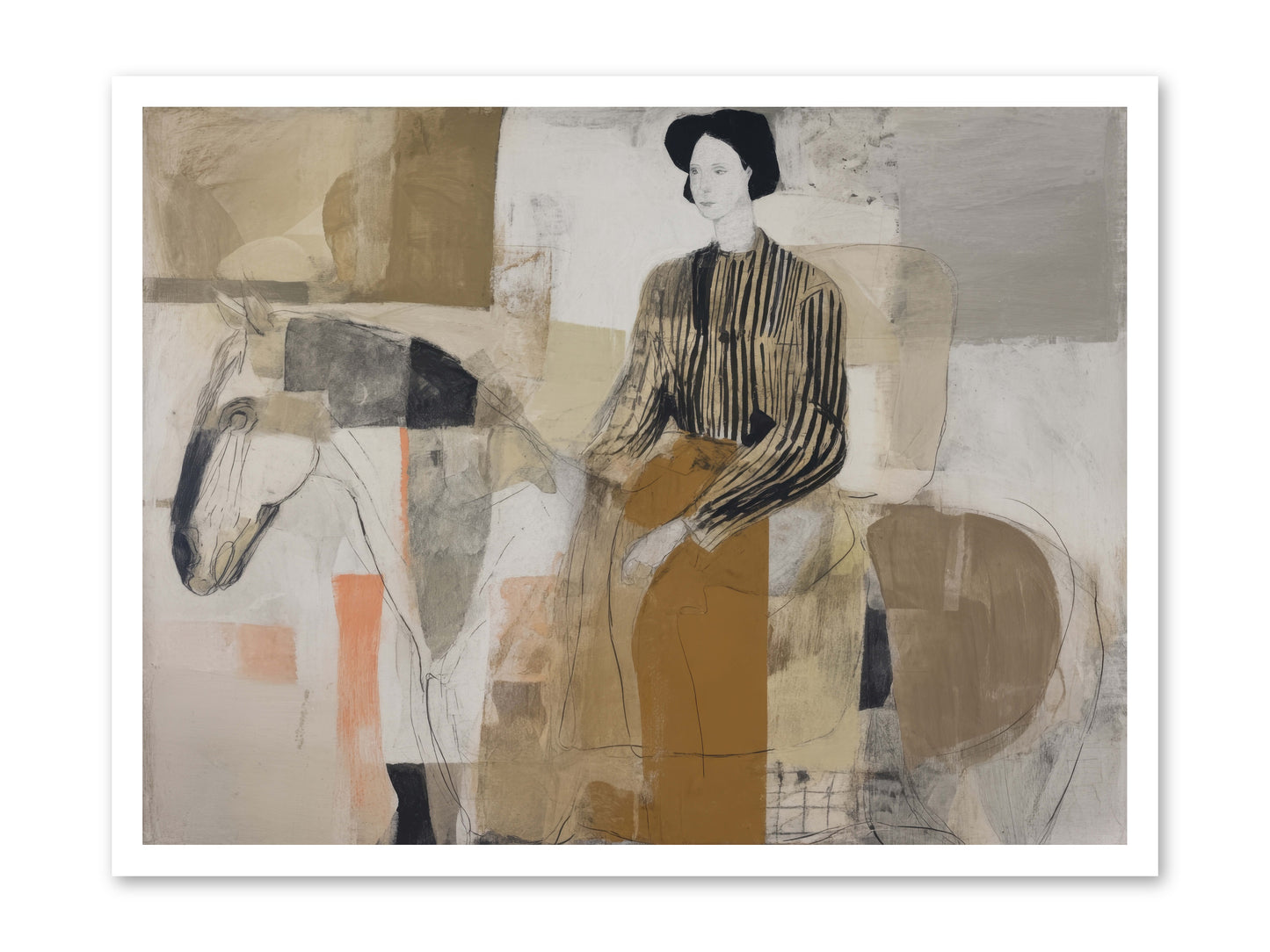 The Moment Stretched Infinite -- Paper Print 32x24