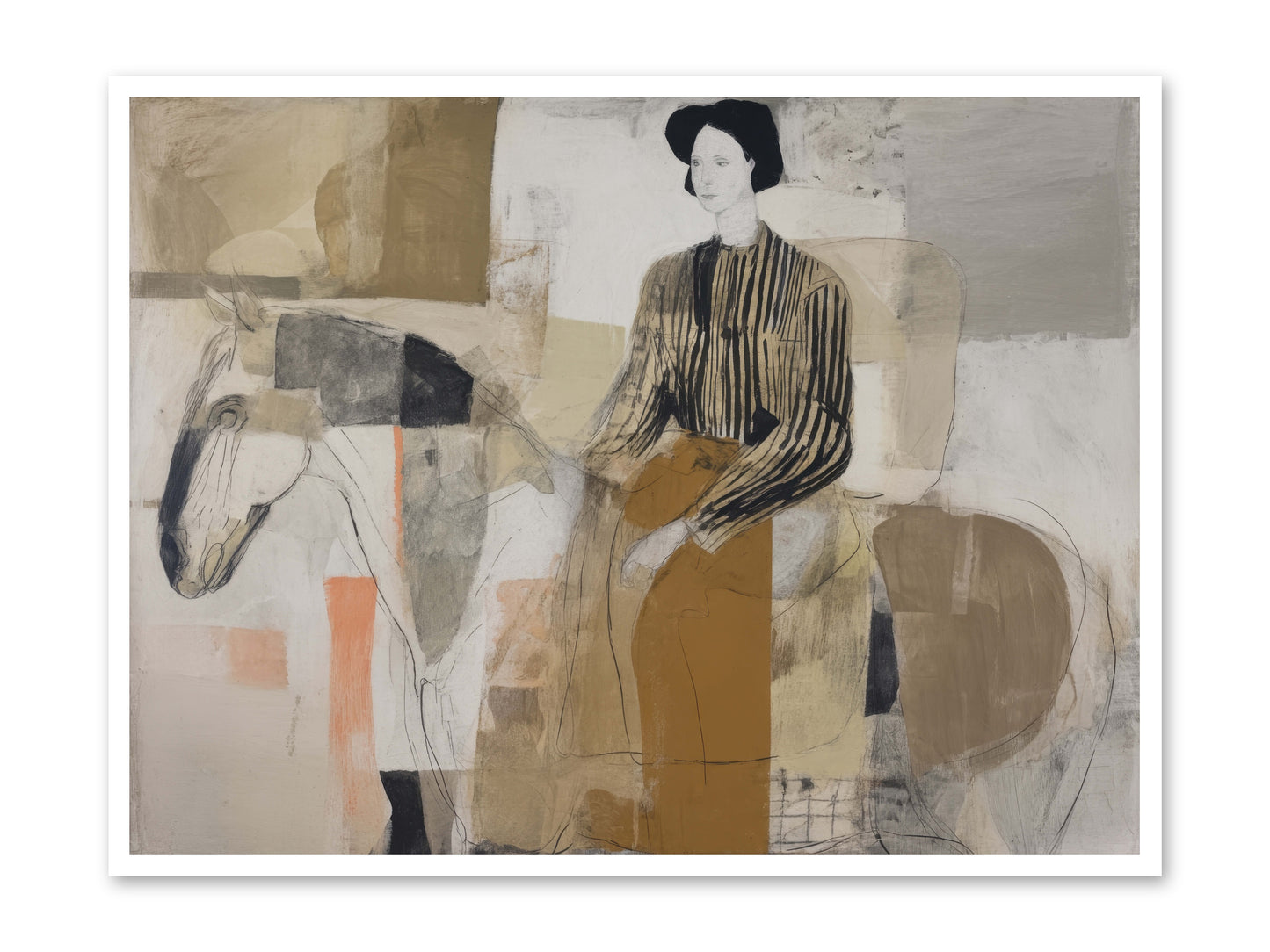 The Moment Stretched Infinite -- Paper Print 48x36
