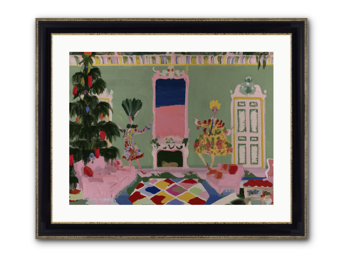 The Moon’s Holiday Party — The-Moon’s-Holiday-Party-24x18-Framed-Print-Black-Gold.jpg