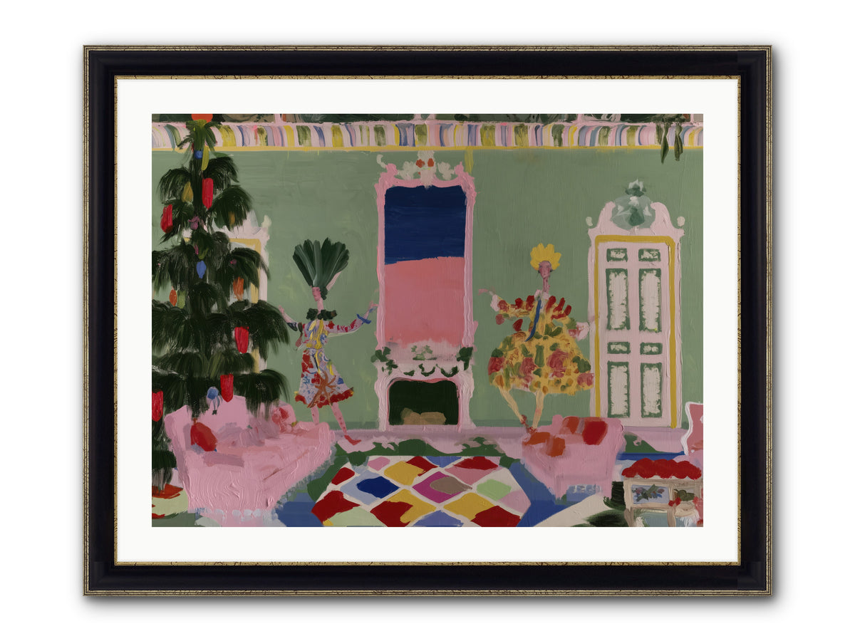 The Moon’s Holiday Party — The-Moon’s-Holiday-Party-32x24-Framed-Print-Black-Gold.jpg