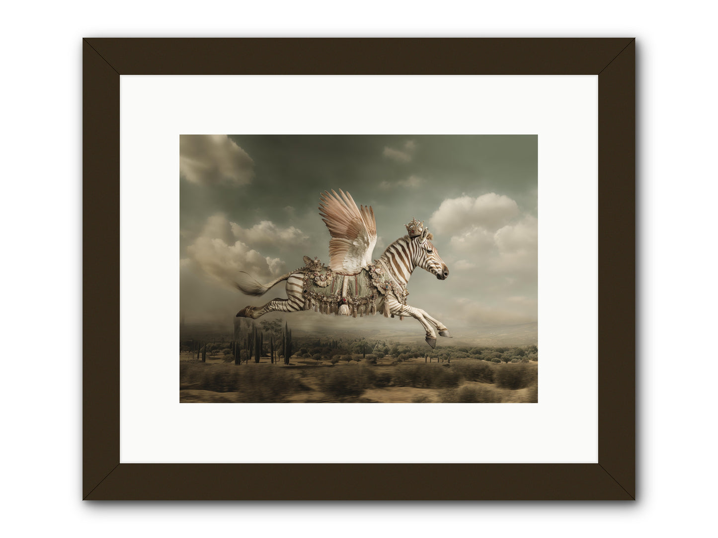 The Moonkeeper’s House No.1  -- Framed Print - Black 12x9