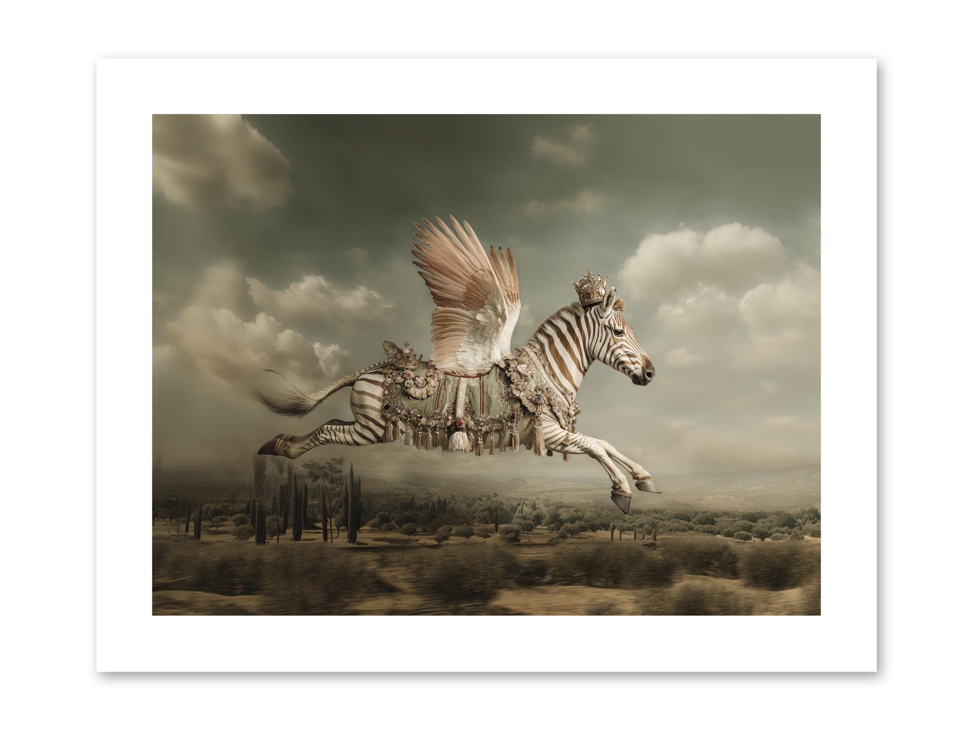 The Moonkeeper’s House No.1  -- Paper Print 12x9