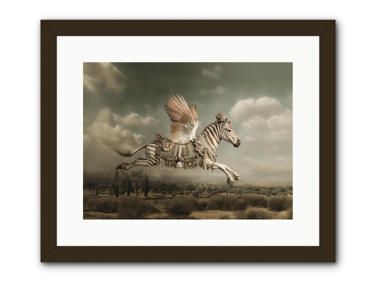 The Moonkeeper’s House No.1  -- Framed Print - Black 16x12