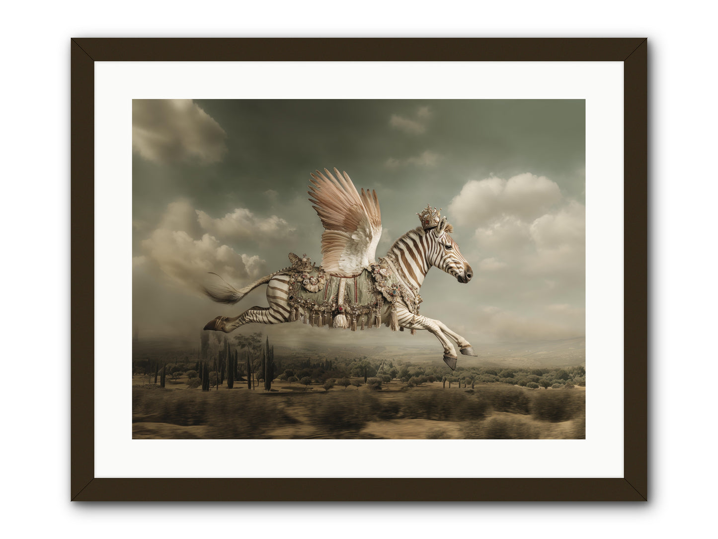 The Moonkeeper’s House No.1  -- Framed Print - Black 24x18