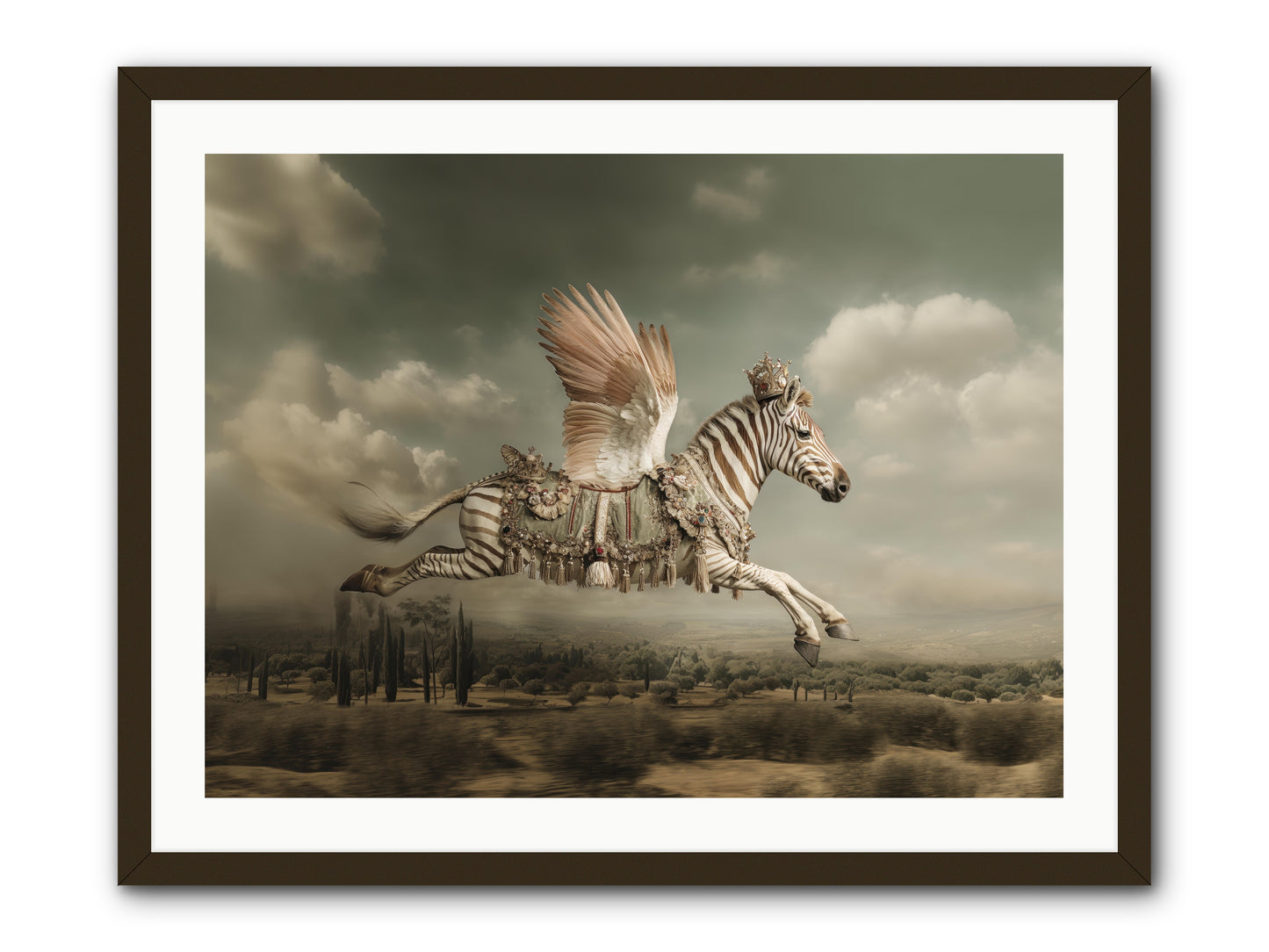 The Moonkeeper’s House No.1  -- Framed Print - Black 32x24