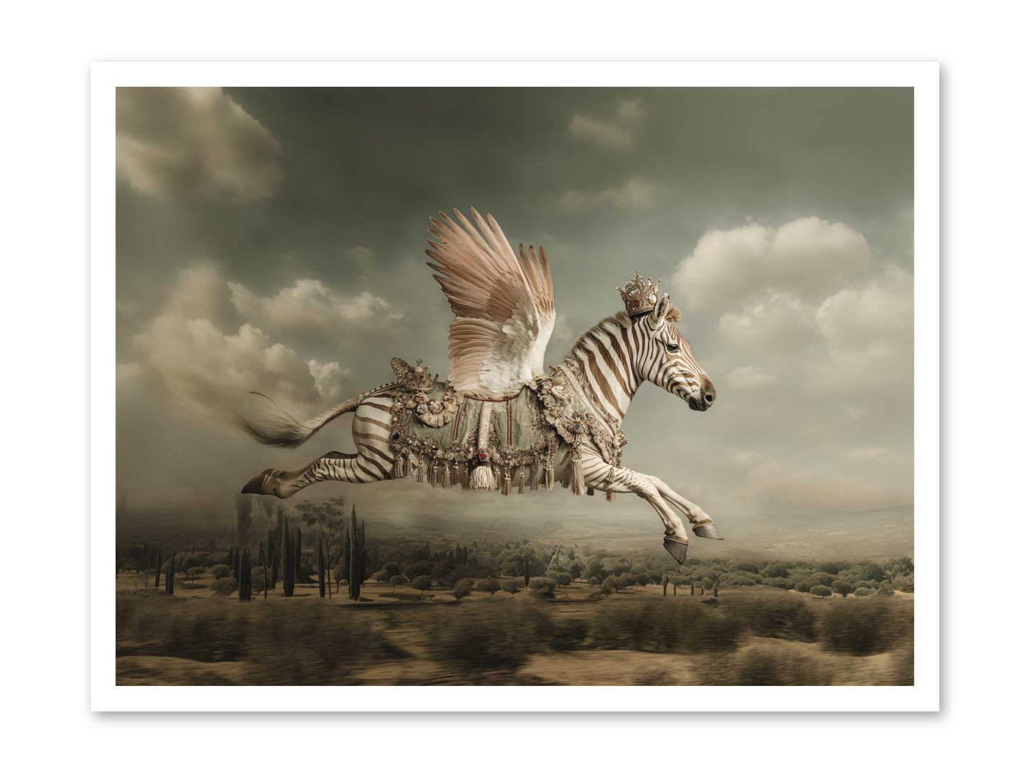 The Moonkeeper’s House No.1  -- Loose Canvas Print 32x24
