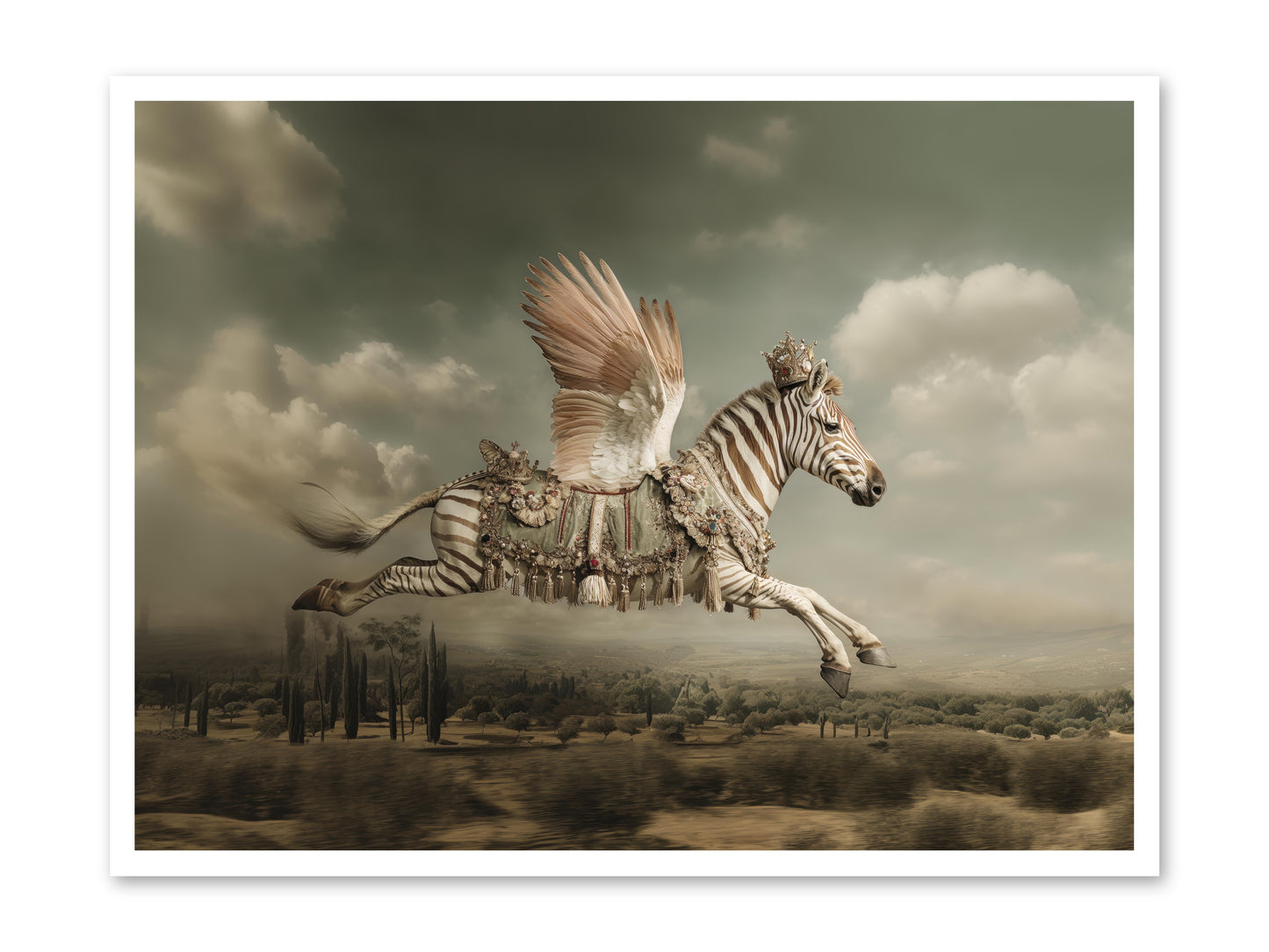 The Moonkeeper’s House No.1  -- Loose Canvas Print 40x30