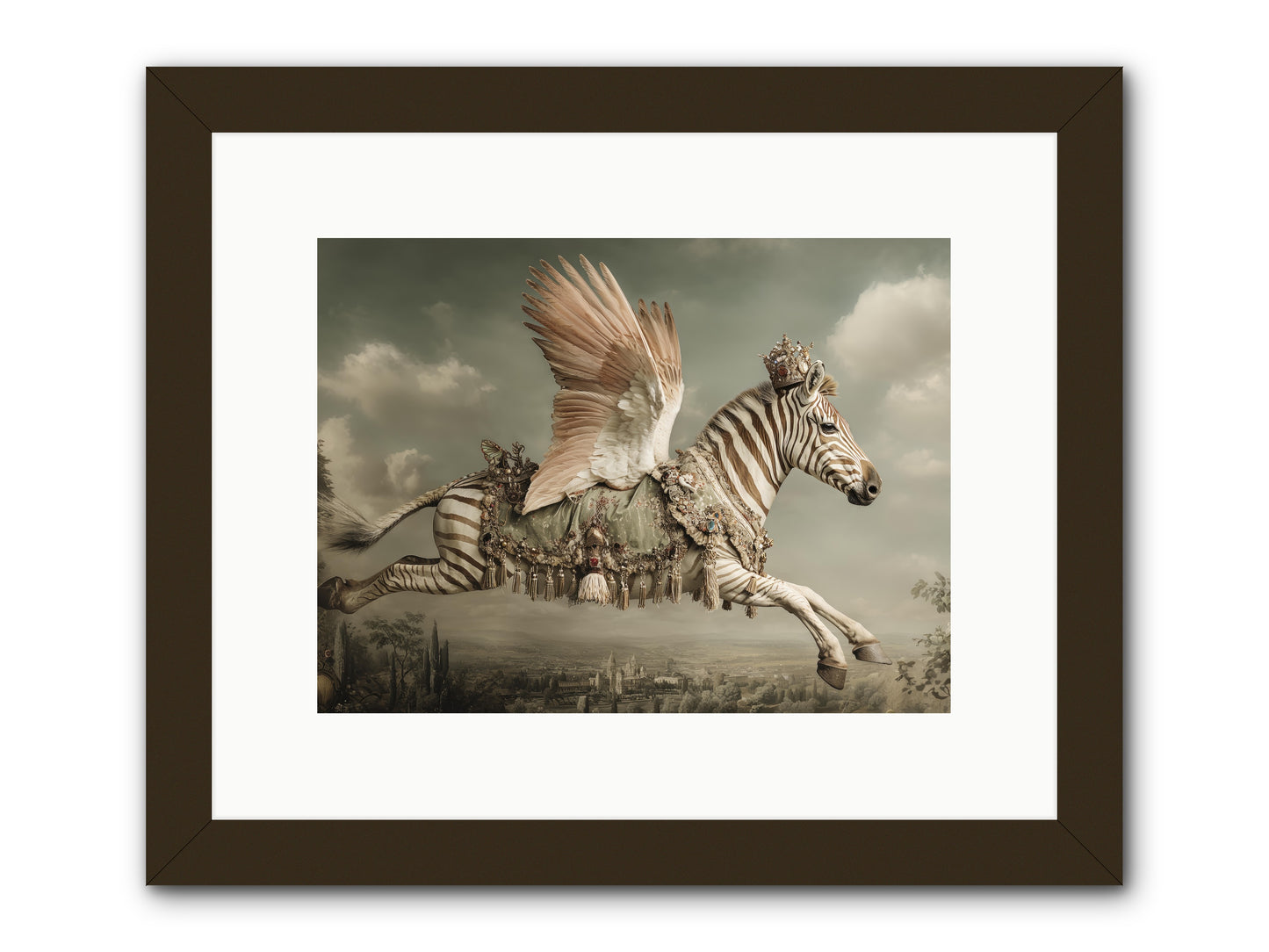 The Moonkeeper’s House No.2 -- Framed Print - Black 12x9