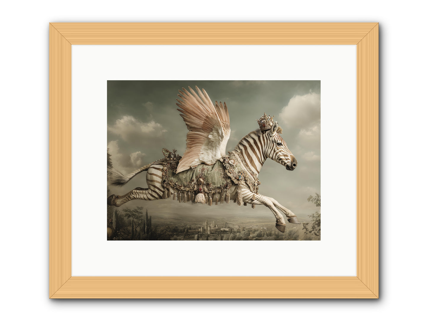 The Moonkeeper’s House No.2 -- Framed Print - Natural 12x9
