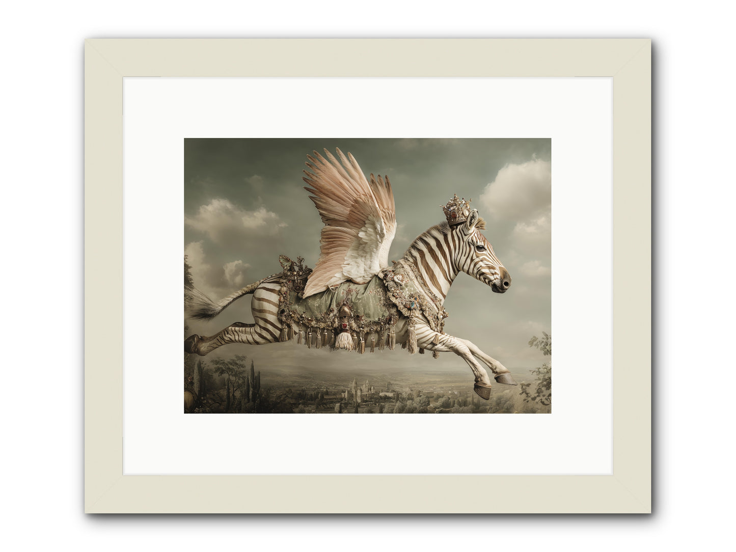 The Moonkeeper’s House No.2 -- Framed Print - White 12x9