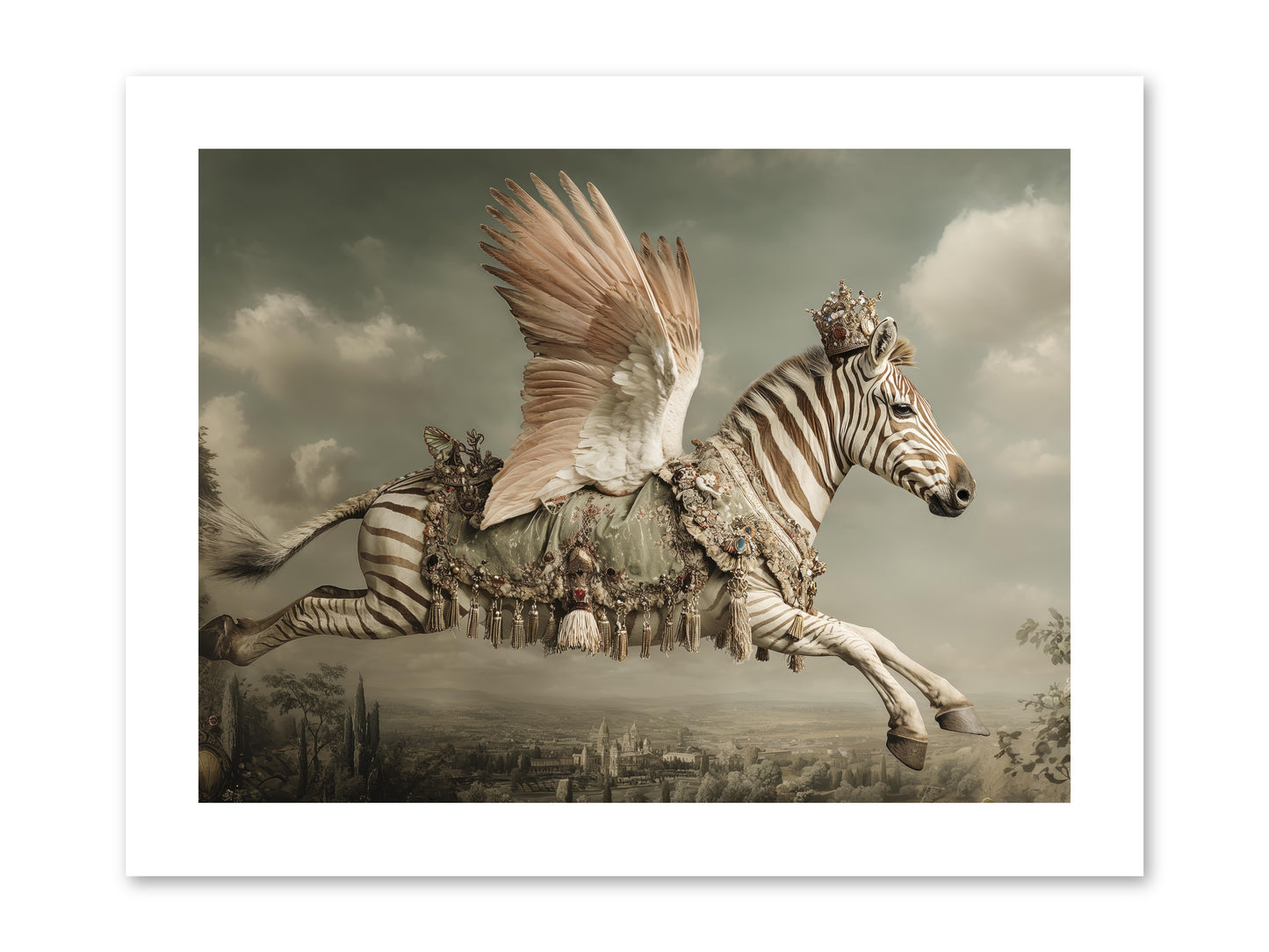 The Moonkeeper’s House No.2 -- Loose Canvas Print 12x9