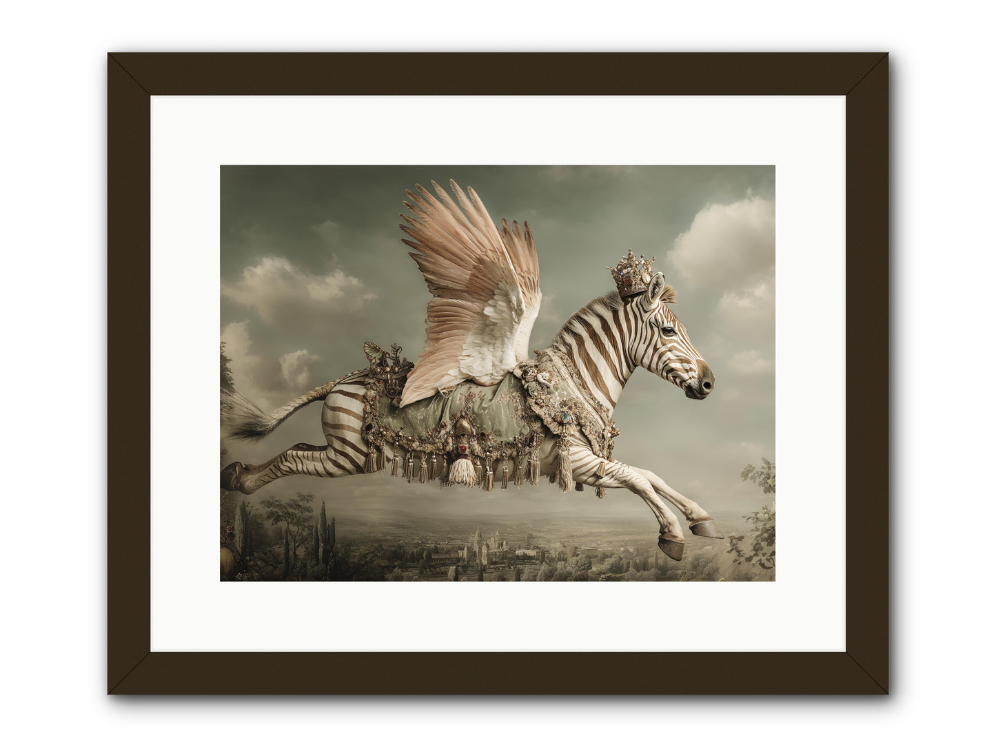 The Moonkeeper’s House No.2 -- Framed Print - Black 16x12