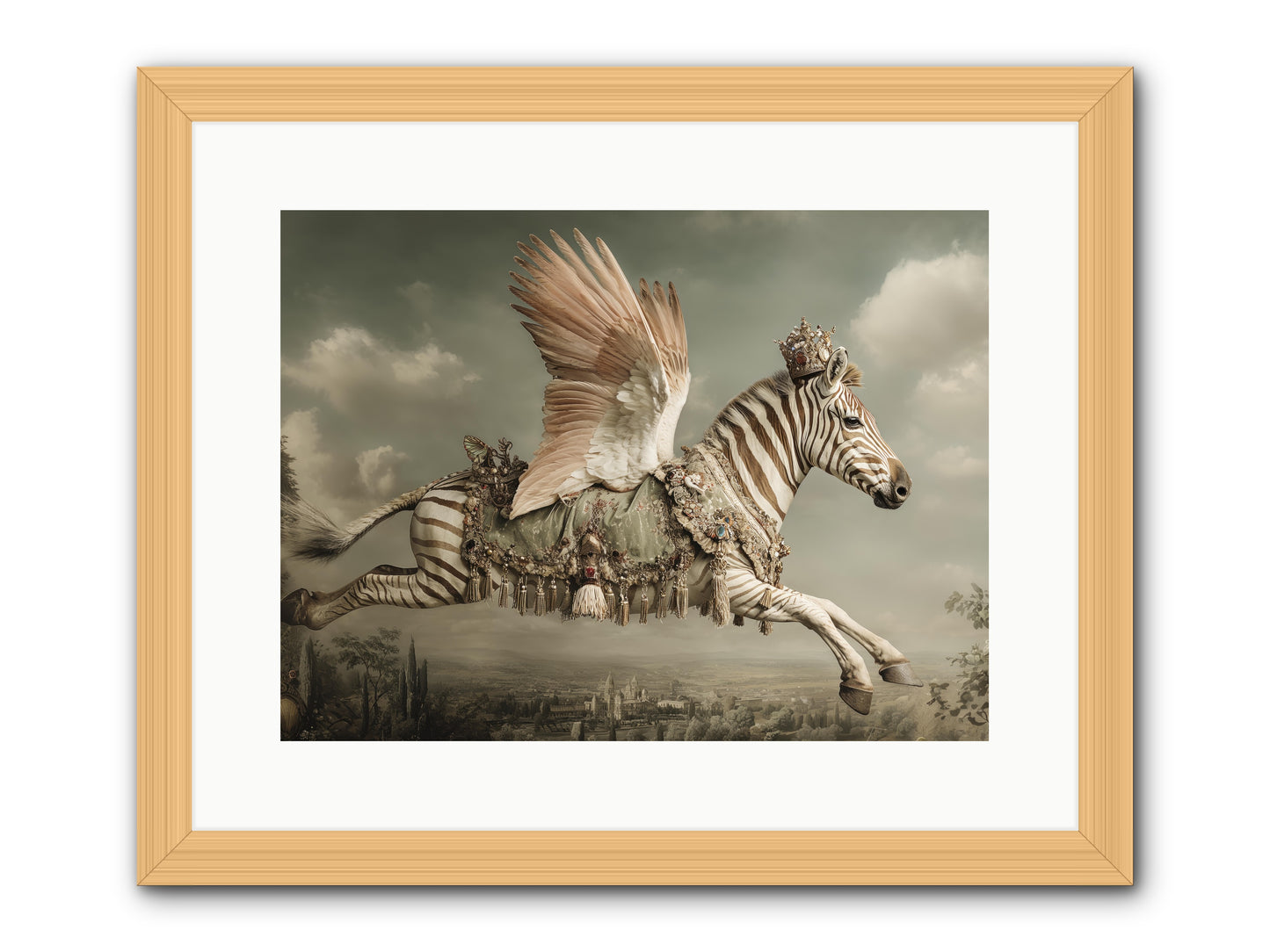 The Moonkeeper’s House No.2 -- Framed Print - Natural 16x12
