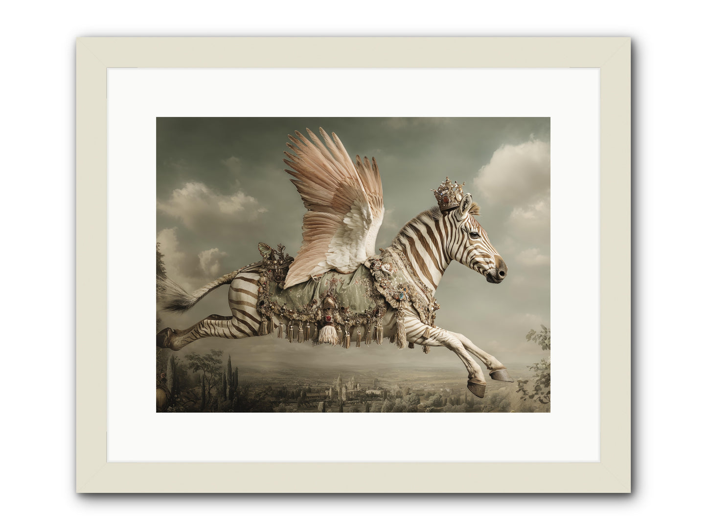 The Moonkeeper’s House No.2 -- Framed Print - White 16x12