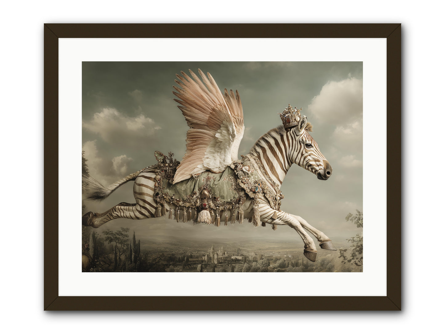 The Moonkeeper’s House No.2 -- Framed Print - Black 24x18