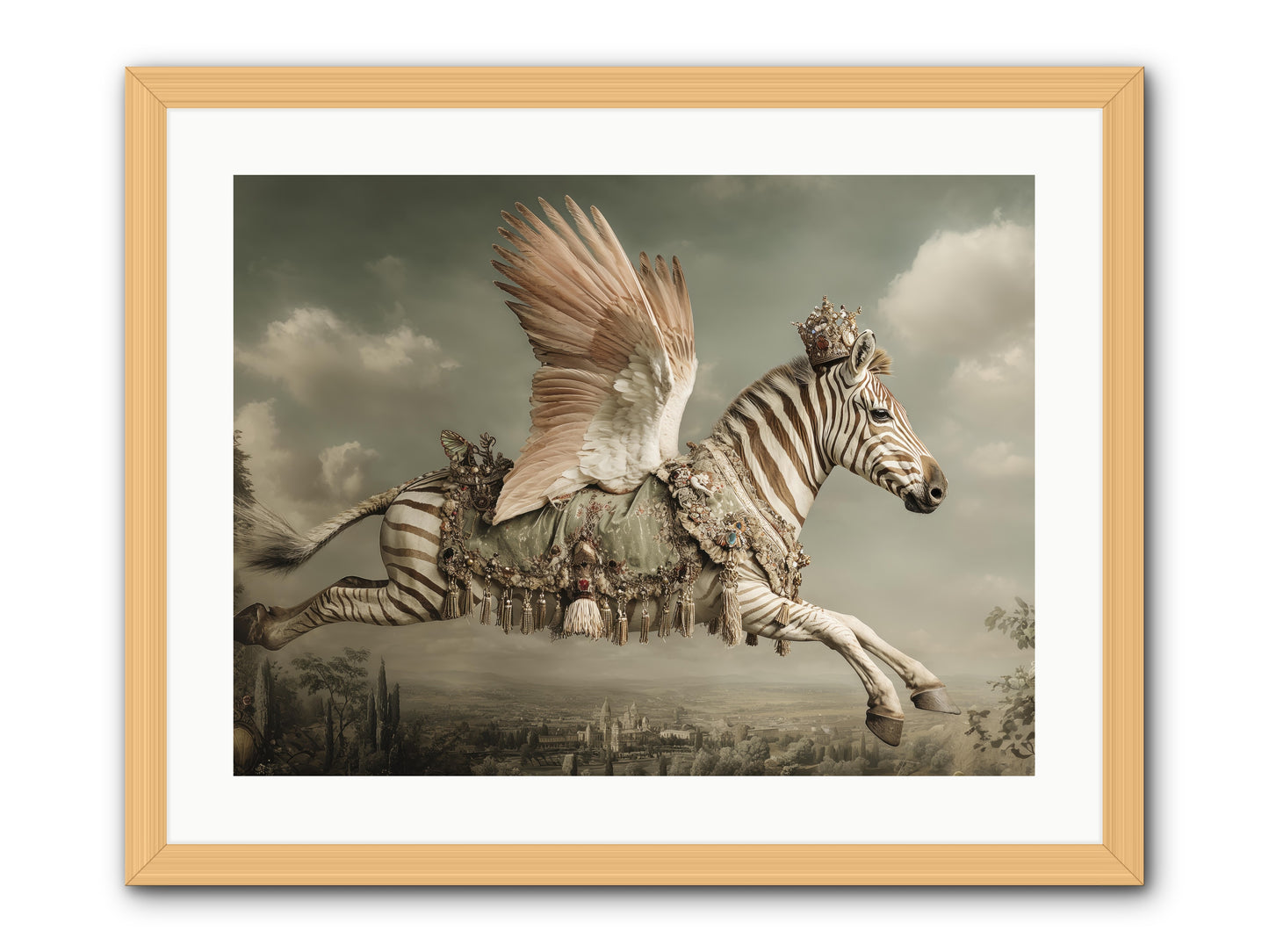 The Moonkeeper’s House No.2 -- Framed Print - Natural 24x18