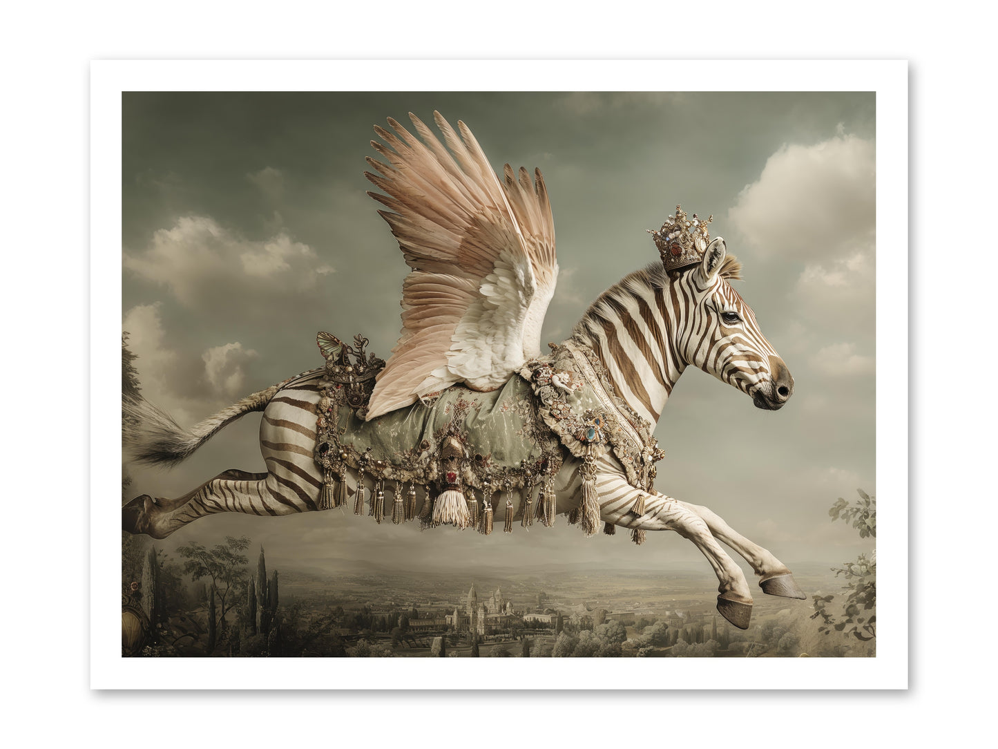 The Moonkeeper’s House No.2 -- Loose Canvas Print 24x18