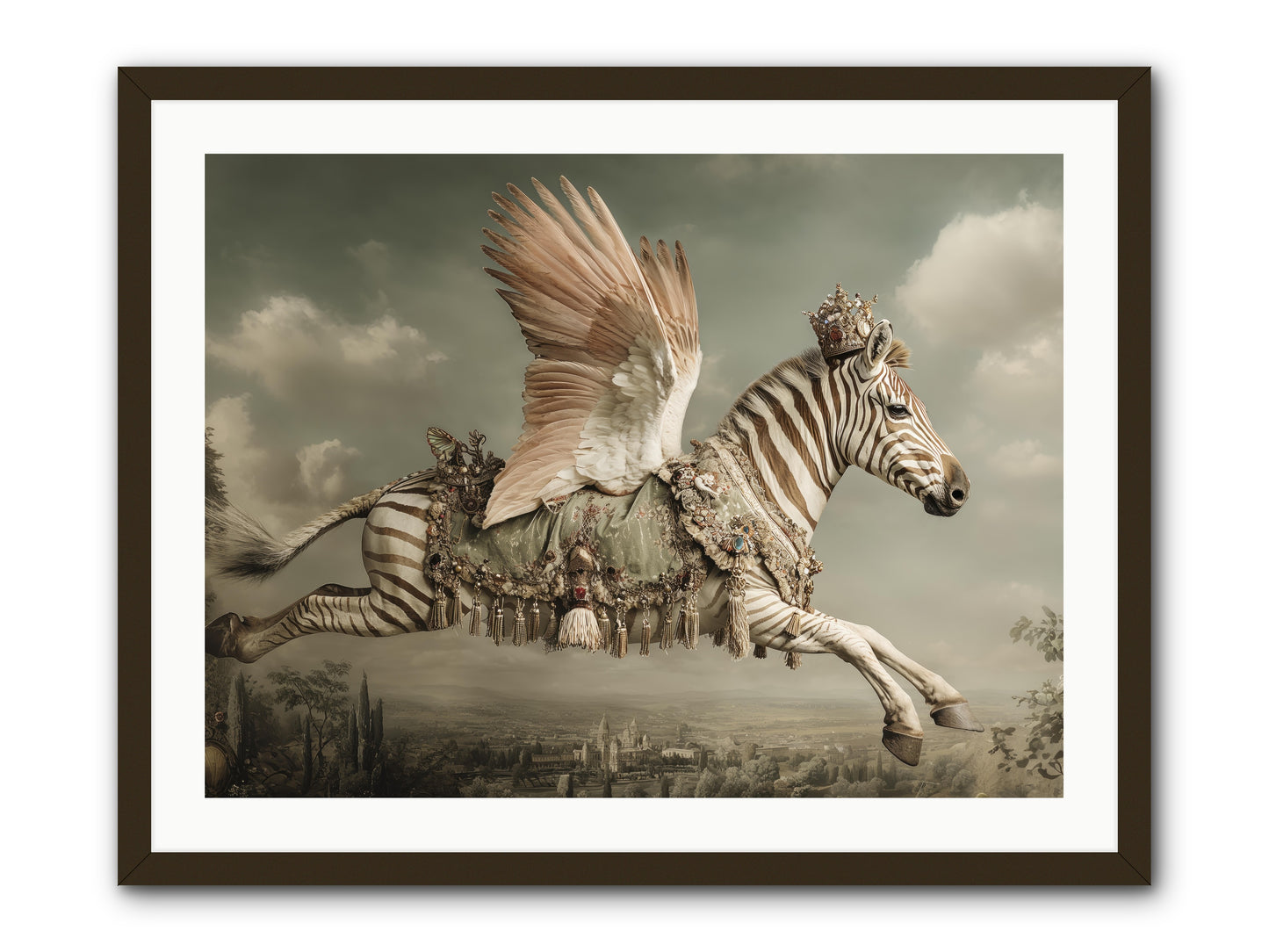 The Moonkeeper’s House No.2 -- Framed Print - Black 32x24