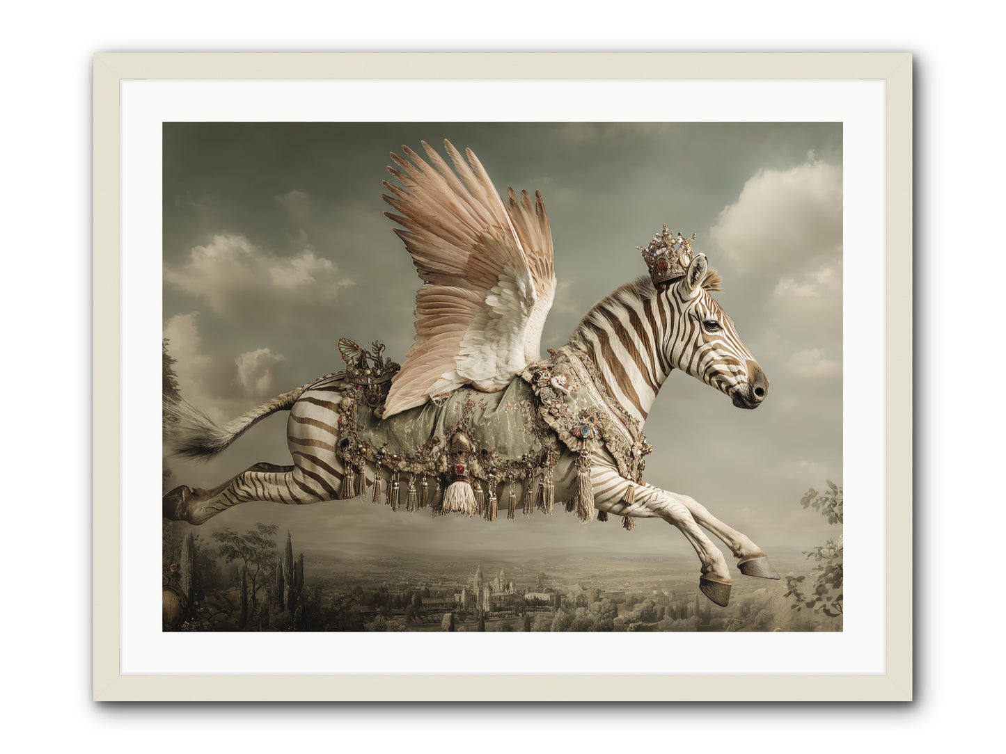 The Moonkeeper’s House No.2 -- Framed Print - White 32x24