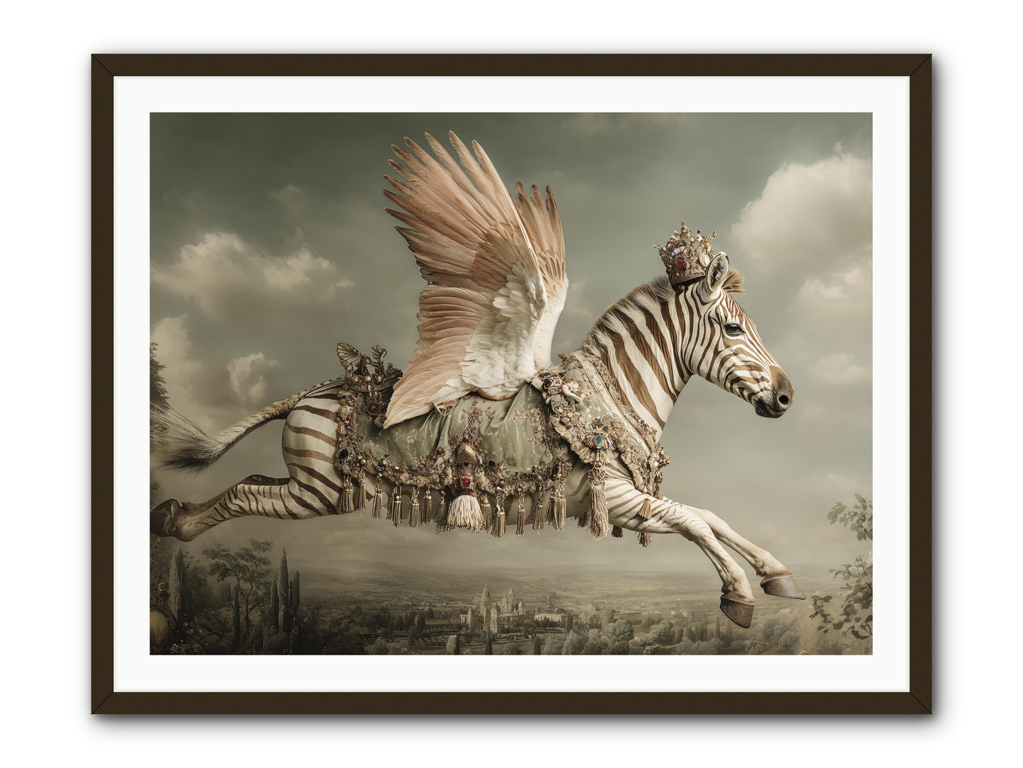 The Moonkeeper’s House No.2 -- Framed Print - Black 40x30