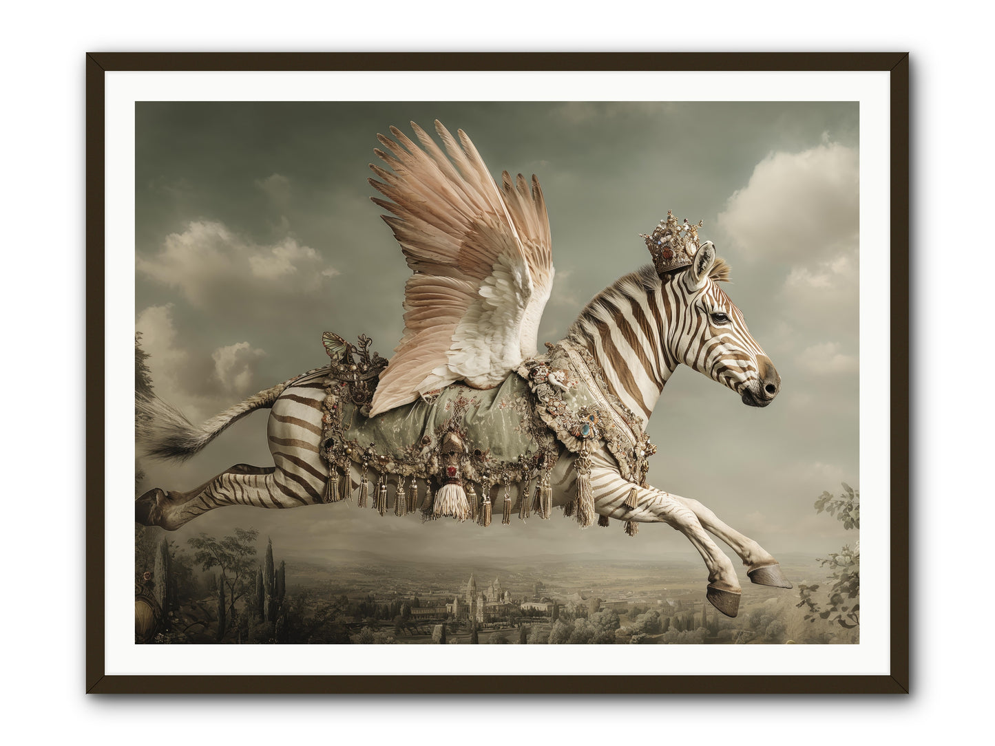 The Moonkeeper’s House No.2 -- Framed Print - Black 48x36