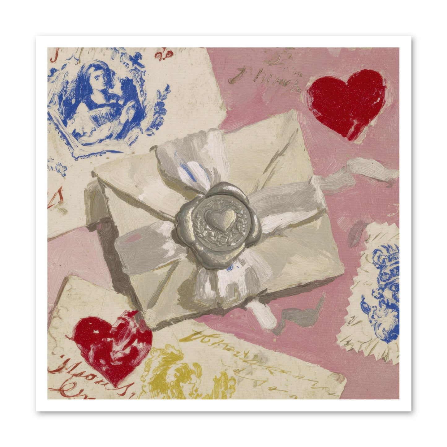 The Moonlight Ledger Of Us -- Paper Print 30x30