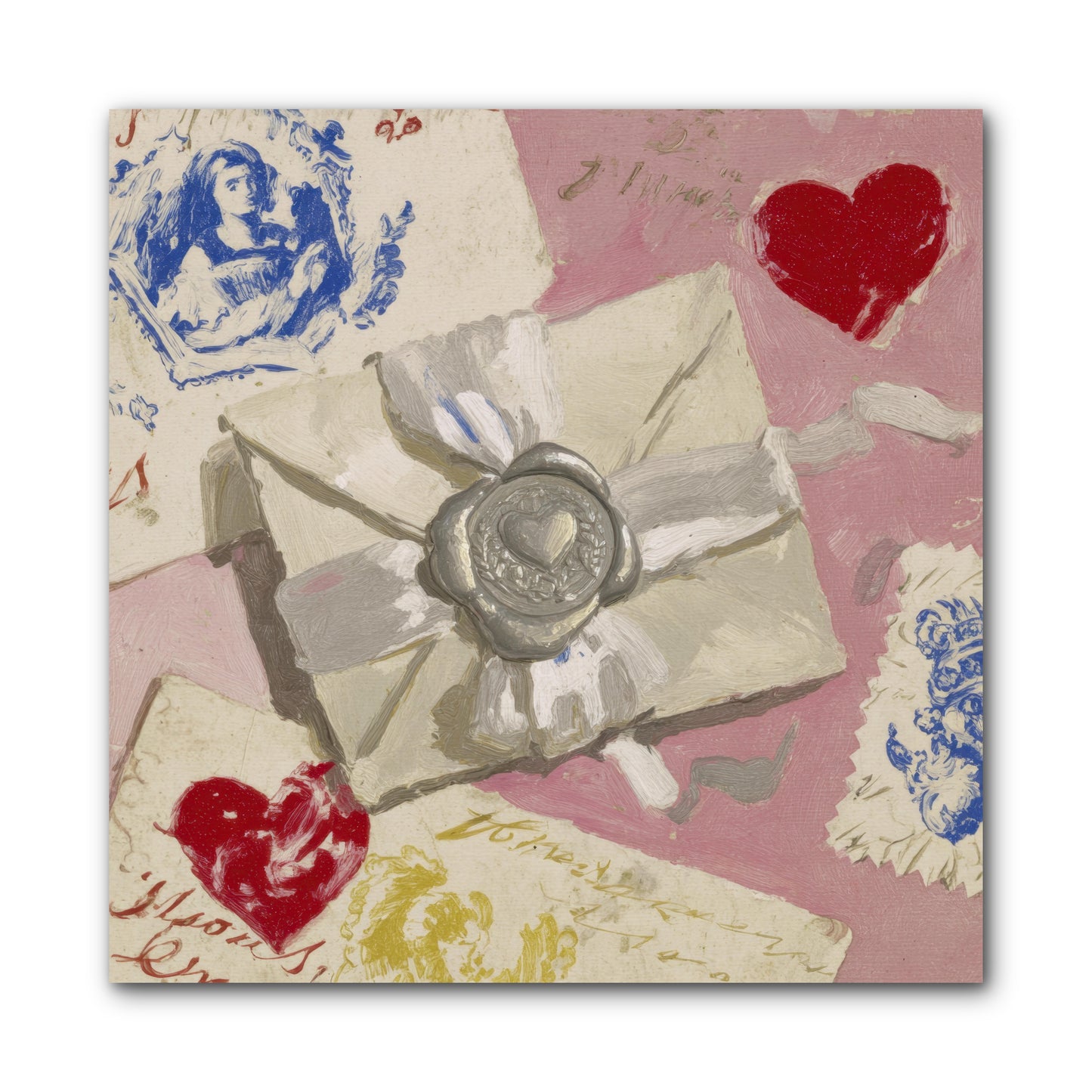 The Moonlight Ledger Of Us -- Wrapped Canvas 10x10