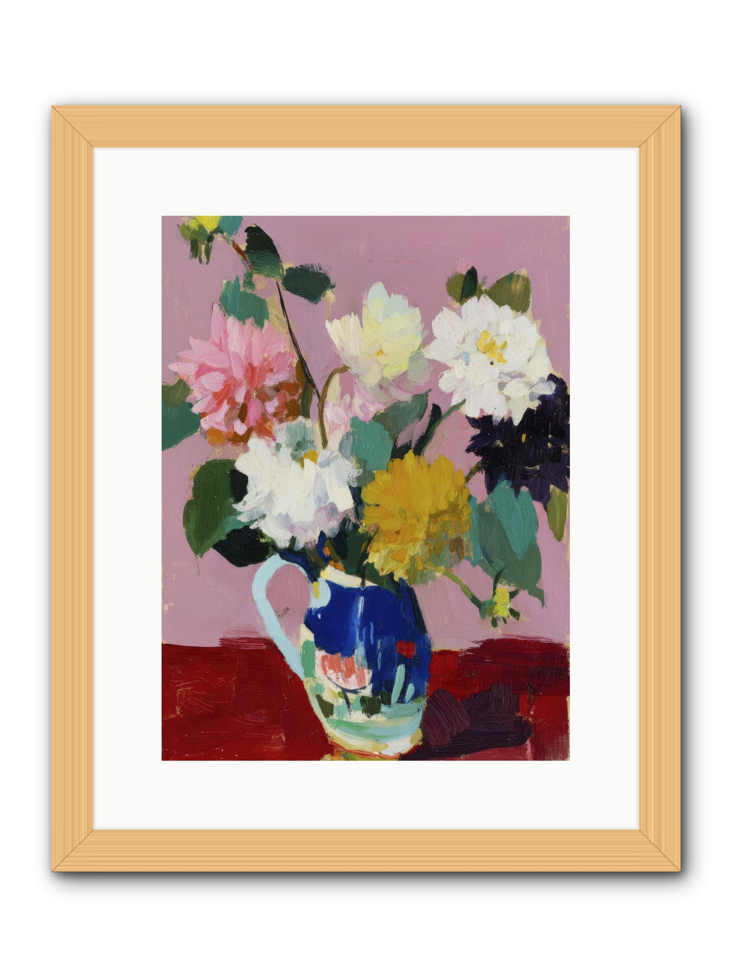The Morning Ritual -- Framed Print - Natural 12x16