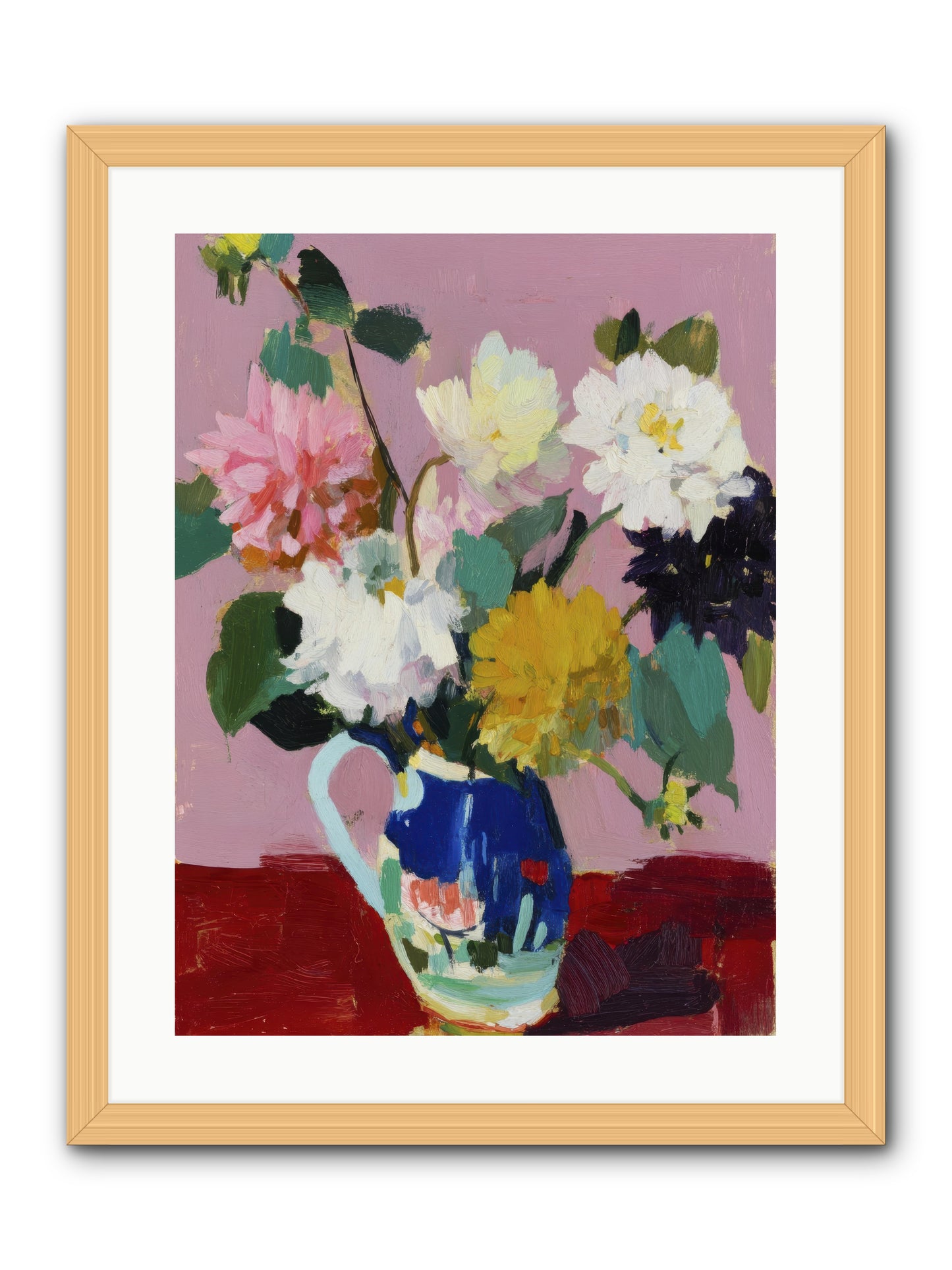 The Morning Ritual -- Framed Print - Natural 18x24