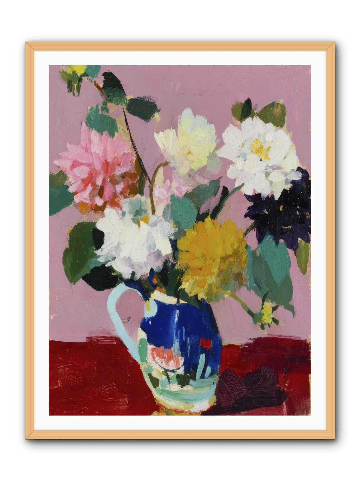 The Morning Ritual -- Framed Print - Natural 36x48