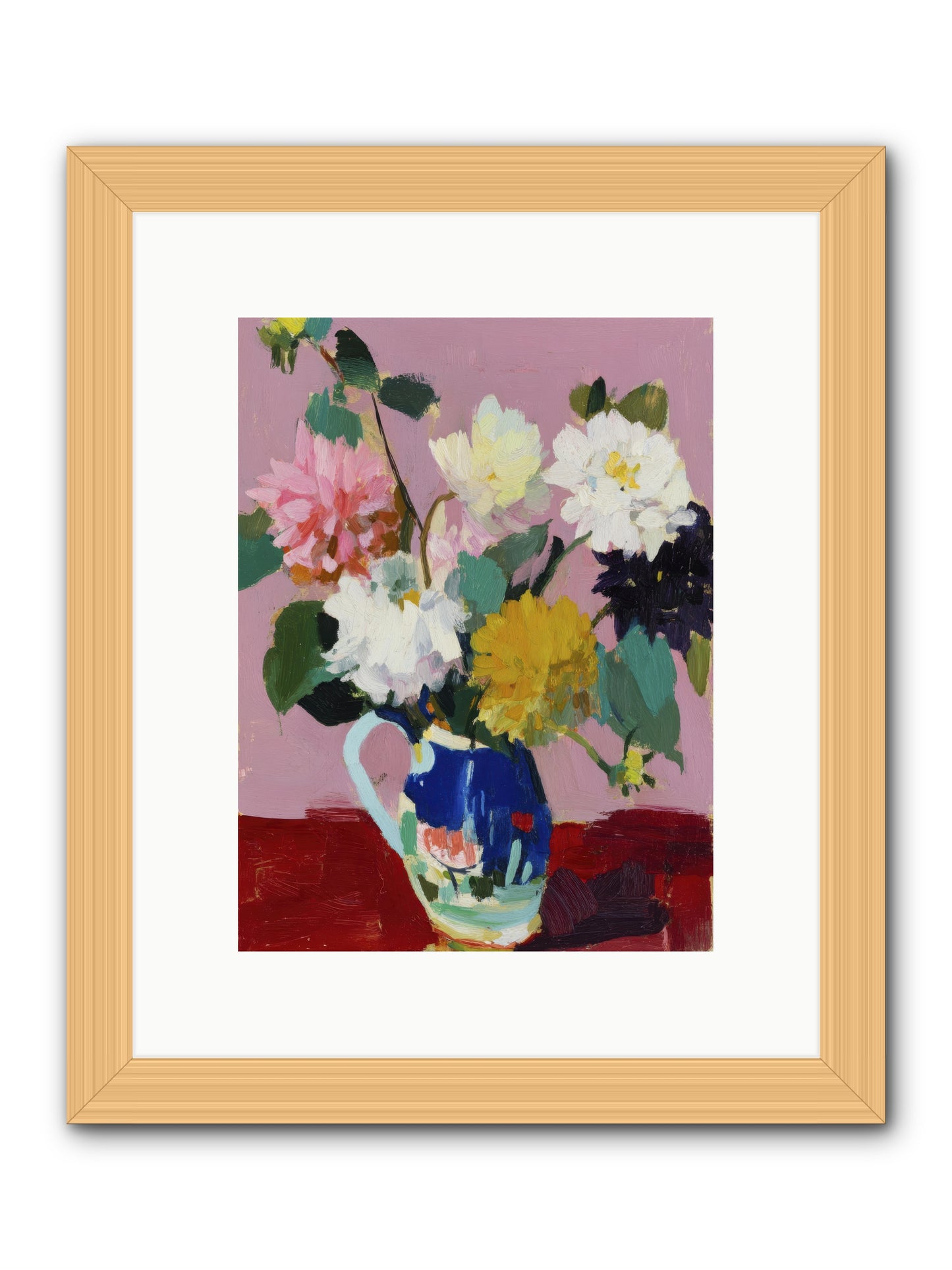 The Morning Ritual -- Framed Print - Natural 9x12