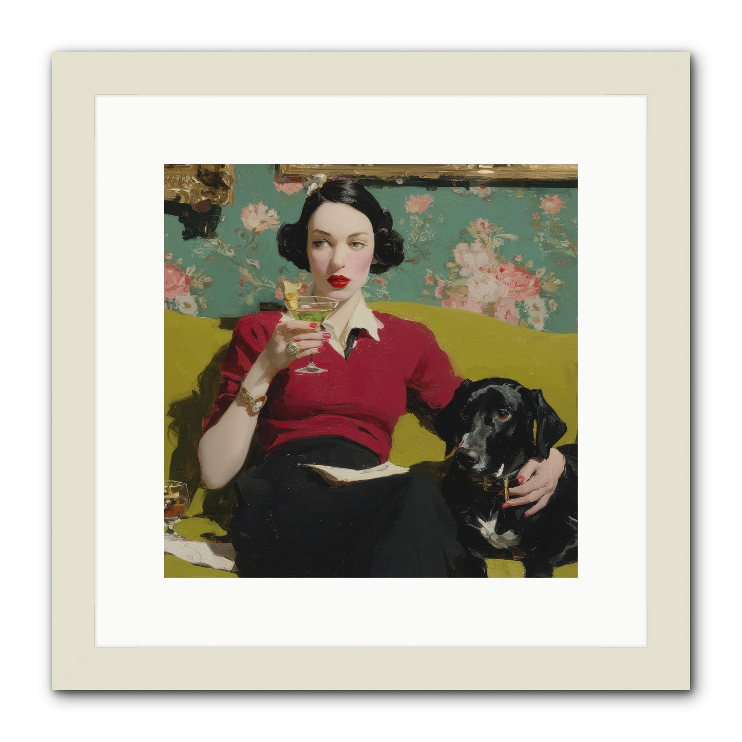 The Moth Club Manifesto -- Framed Print - White 12x12