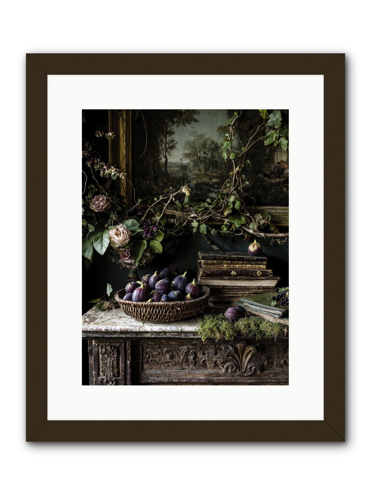 The Muted Sonnet -- Framed Print - Black 12x16