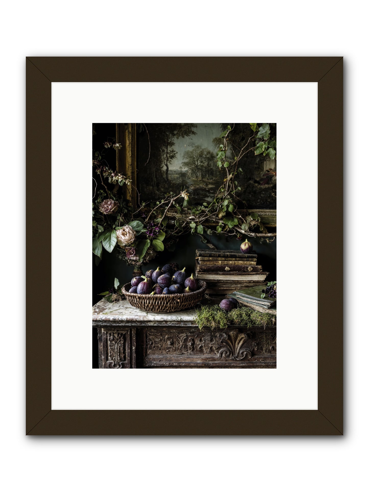 The Muted Sonnet -- Framed Print - Black 9x12